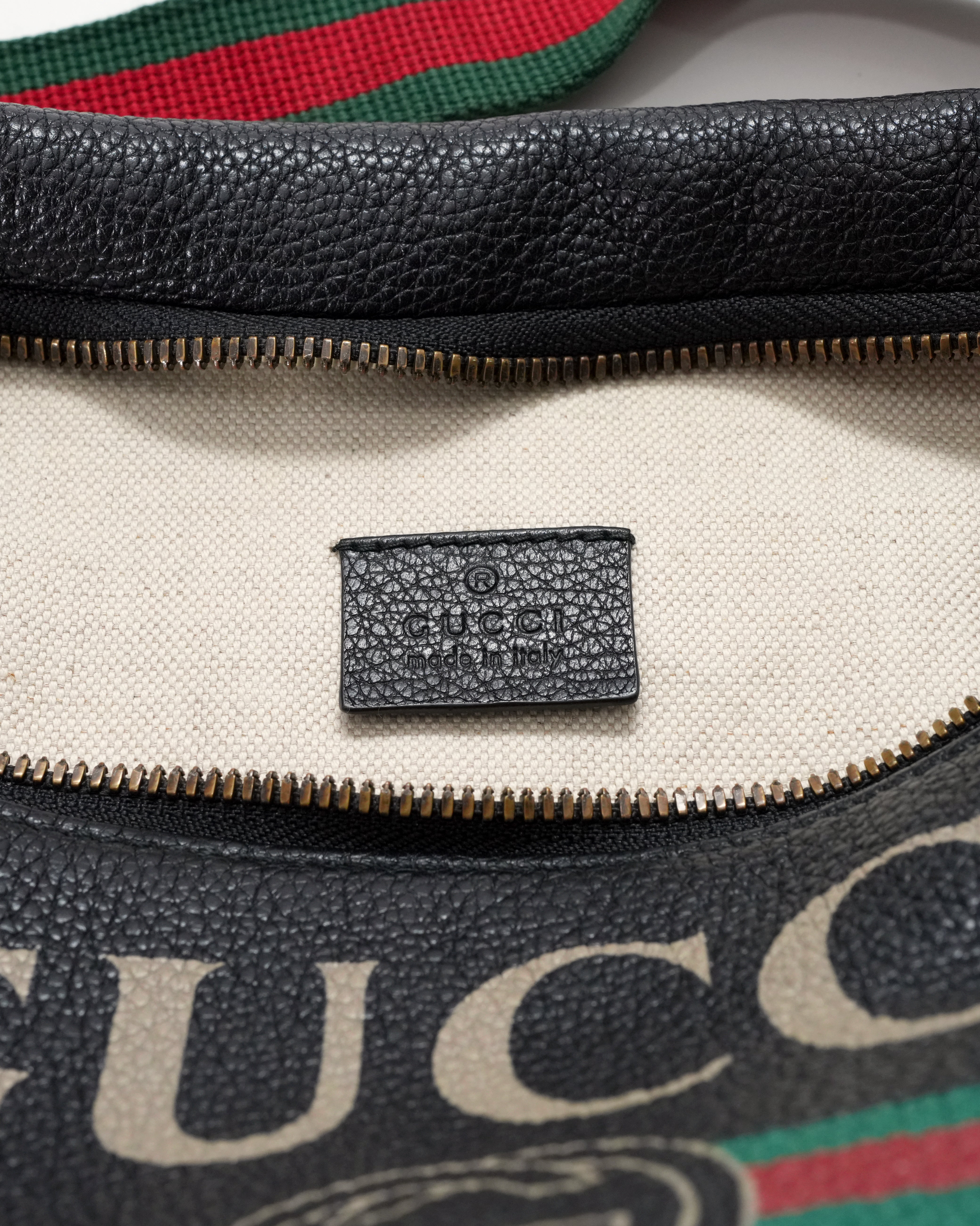 LOGO PRINT BELT BAG