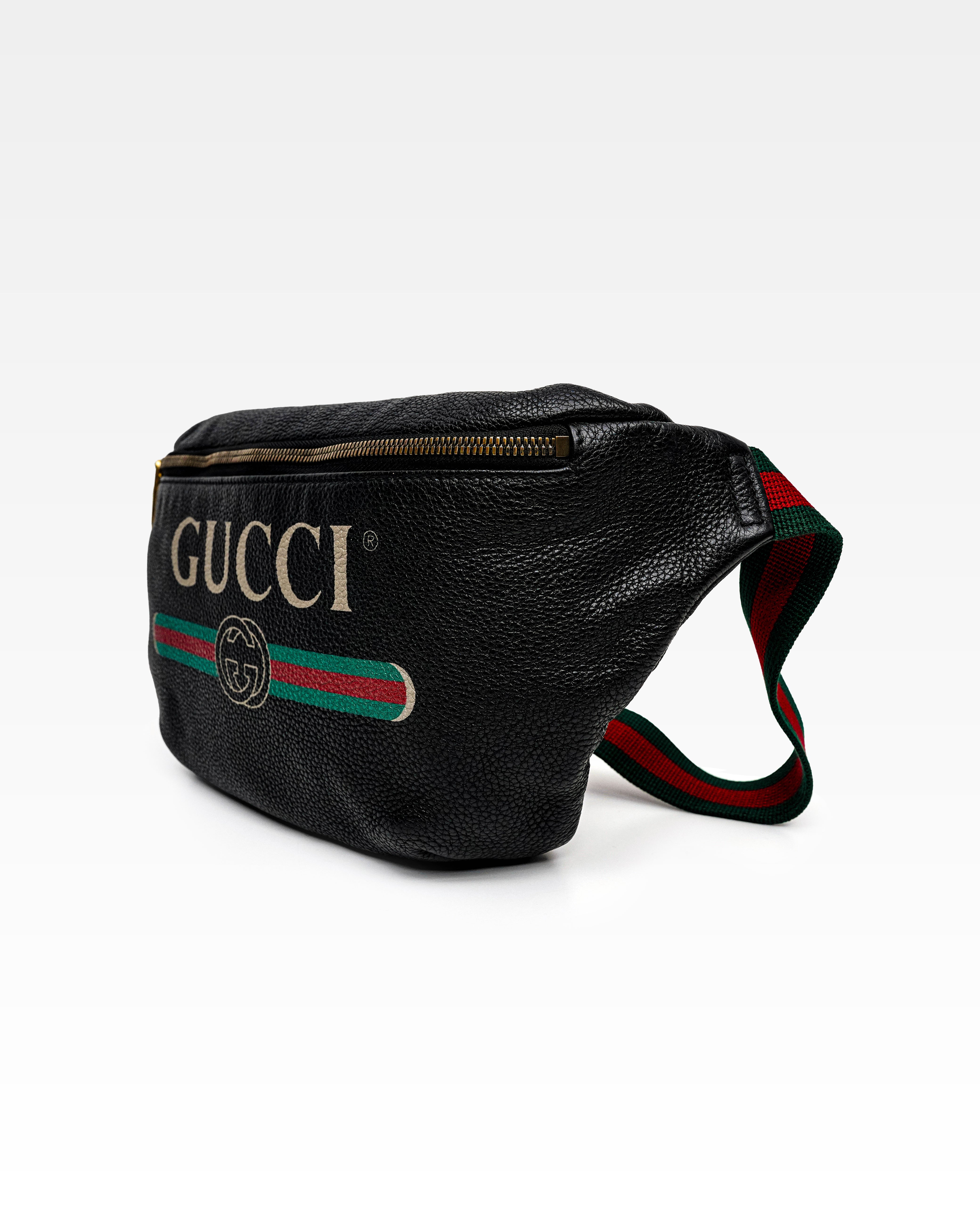 LOGO PRINT BELT BAG