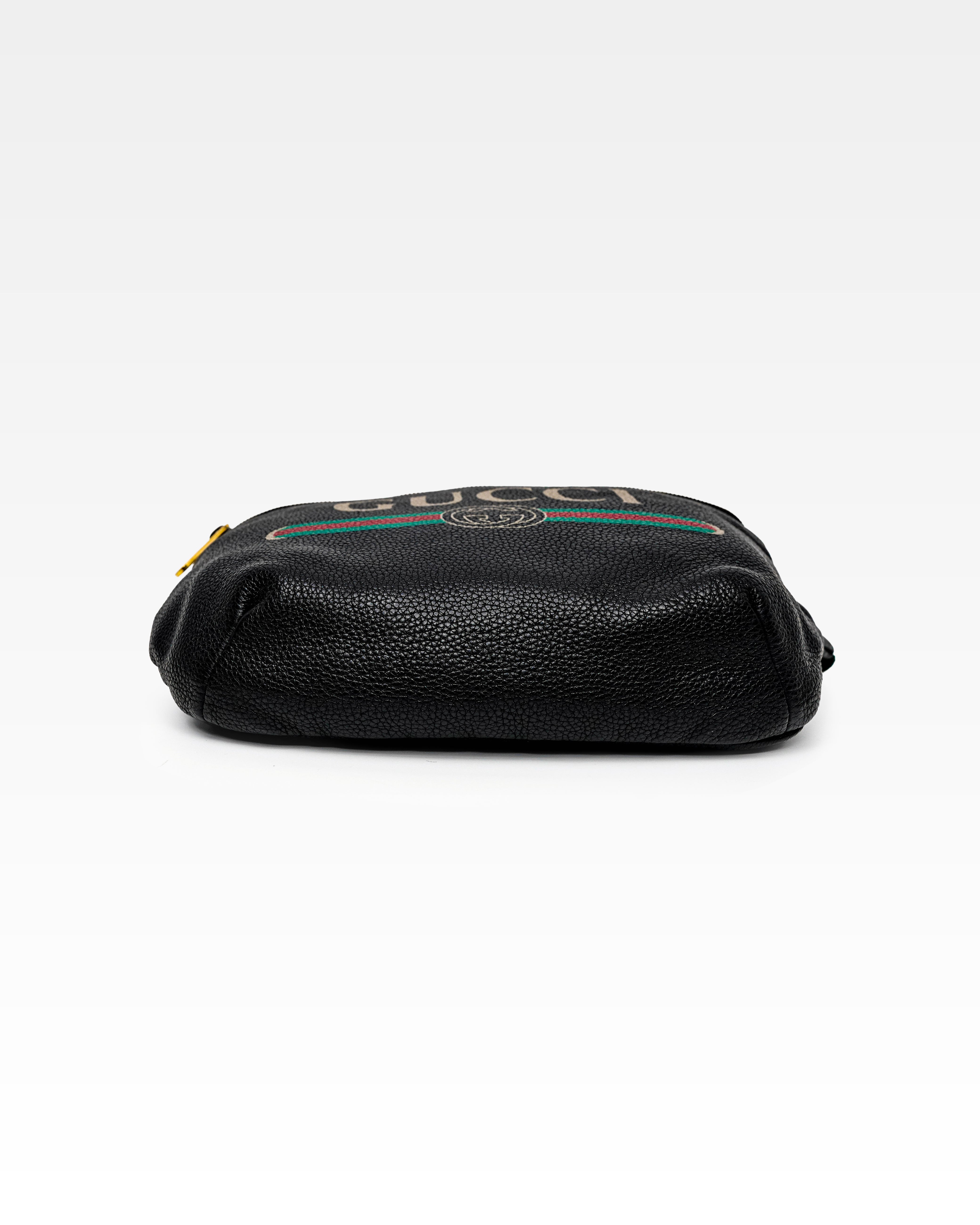 LOGO PRINT BELT BAG
