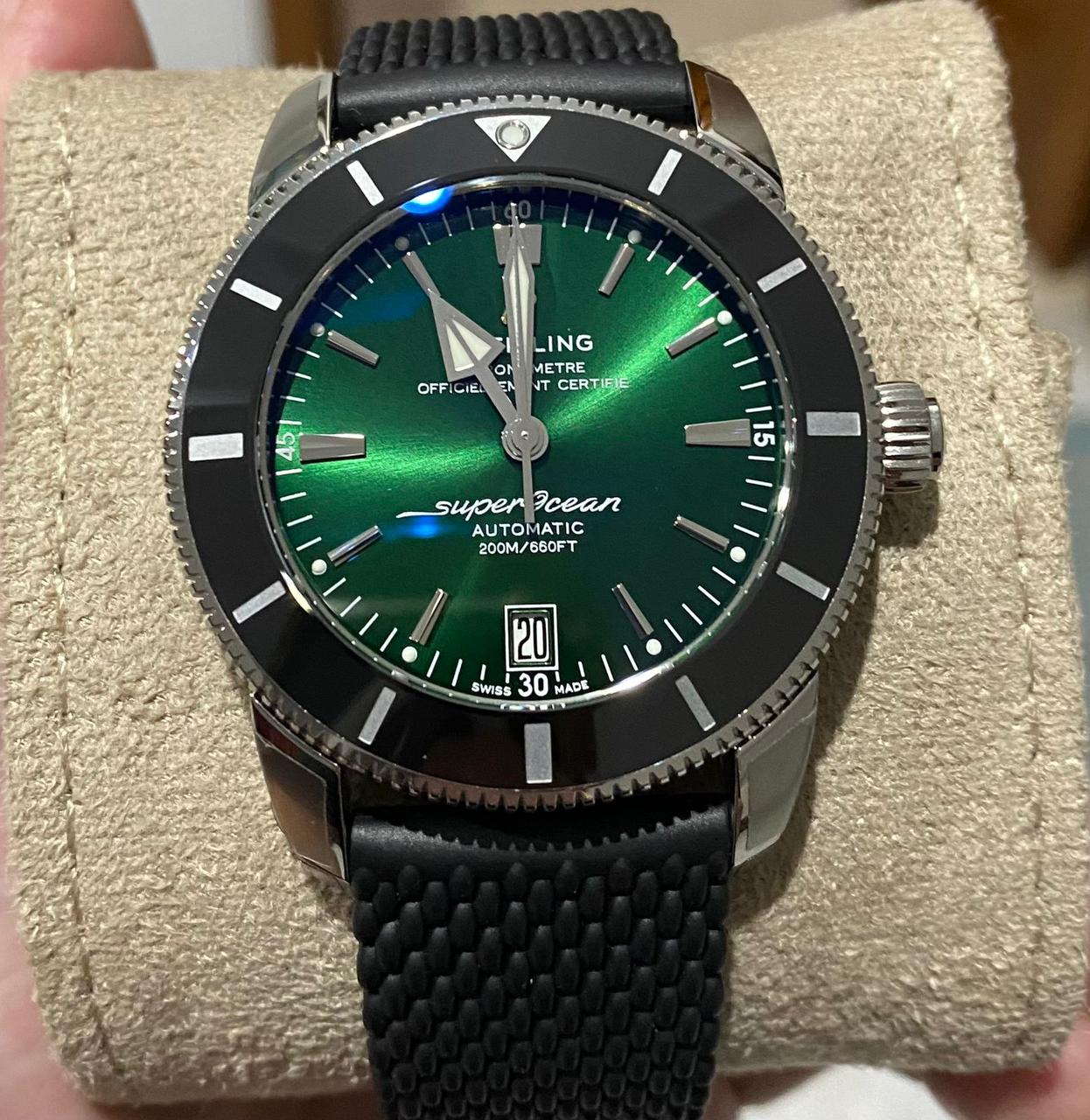 SUPEROCEAN HERITAGE B20 42MM AUTOMATIC GREEN DIAL (2023)