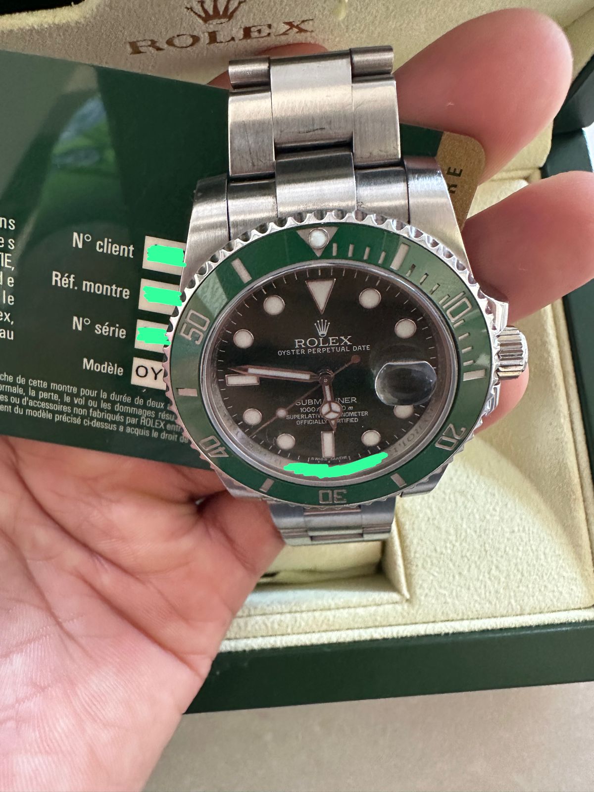 SUBMARINER DATE 40MM 'HULK' (2011)