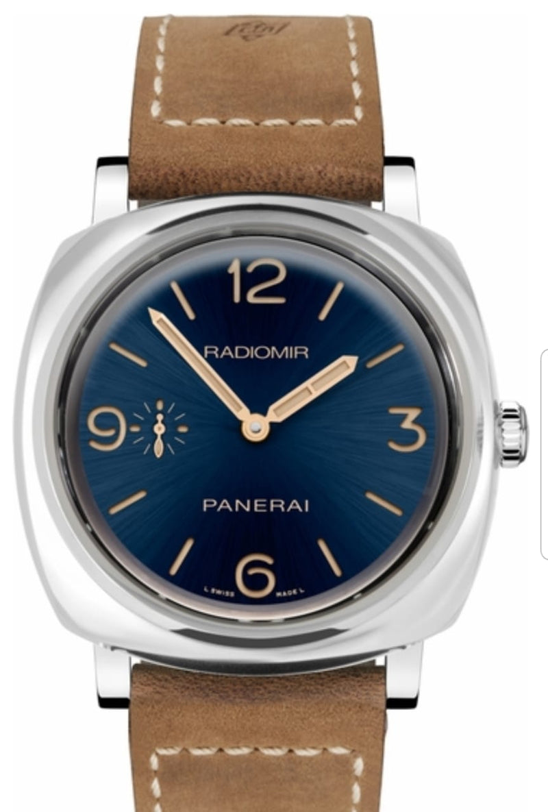 PANERAI RADIOMIR 1940 47MM BLUE SUNBURST DIAL PAM 690 LIMITED