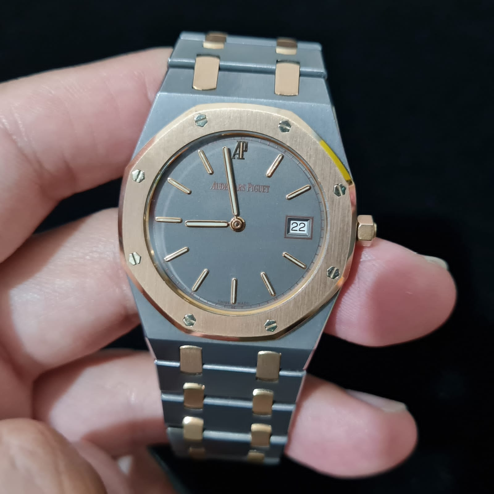 ROYAL OAK 33MM TWOTONE ROSEGOLD 'TANTALUM' ULTRA THIN (WATCH ONLY)