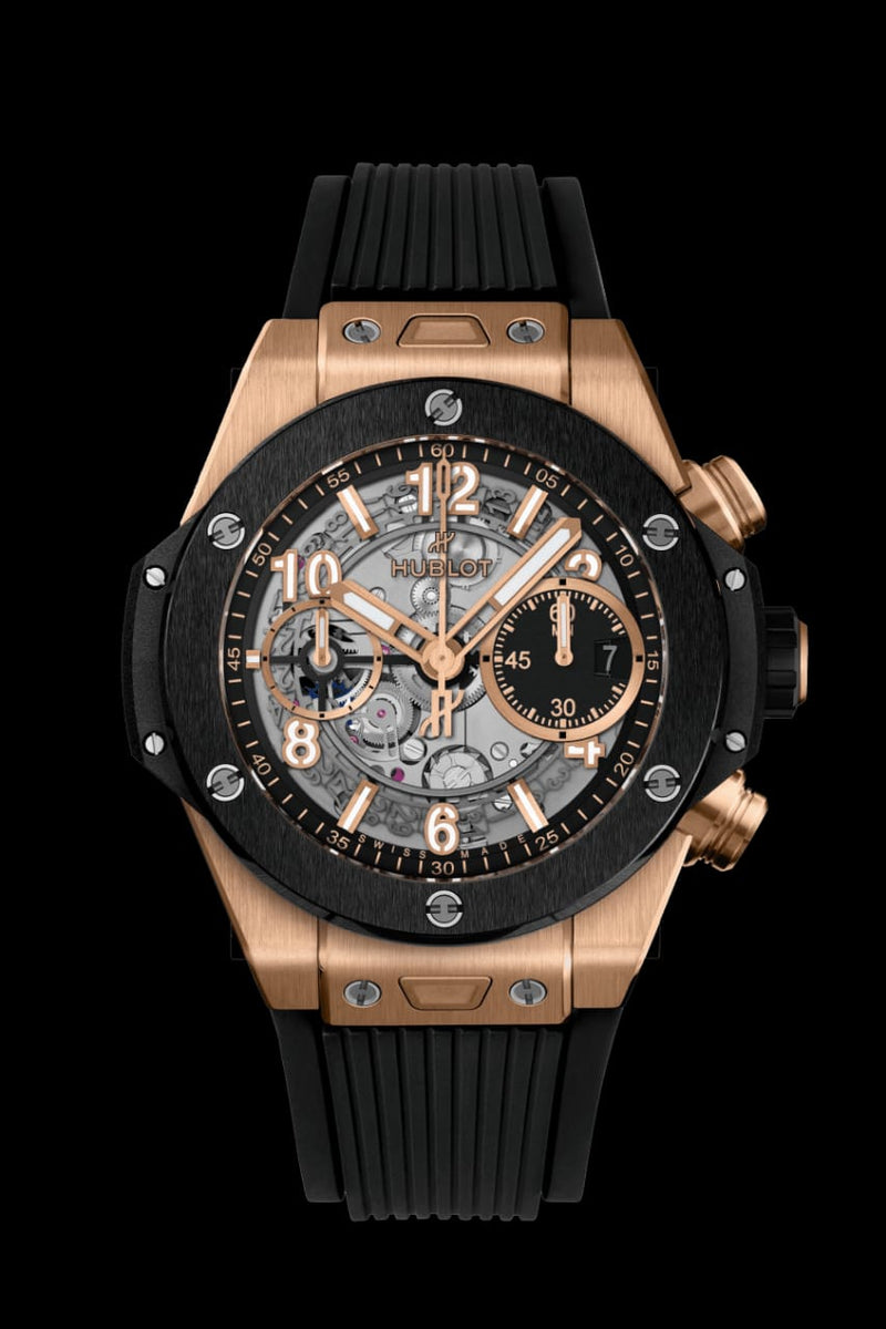 BIG BANG CHRONOGRAPH 45MM KING GOLD BLACK CERAMIC BEZEL (2023)