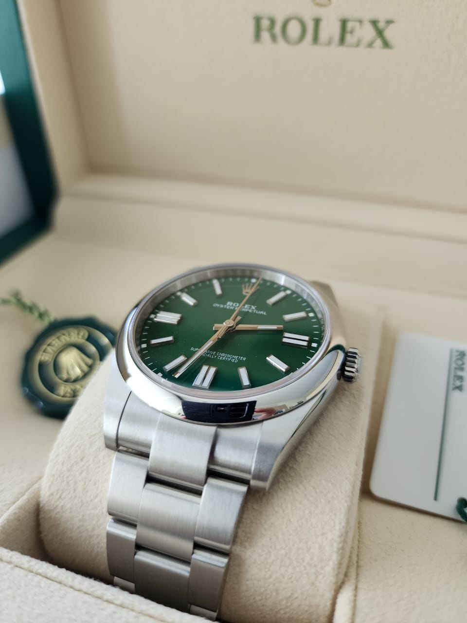 OYSTER PERPETUAL 41MM GREEN DIAL (2023)