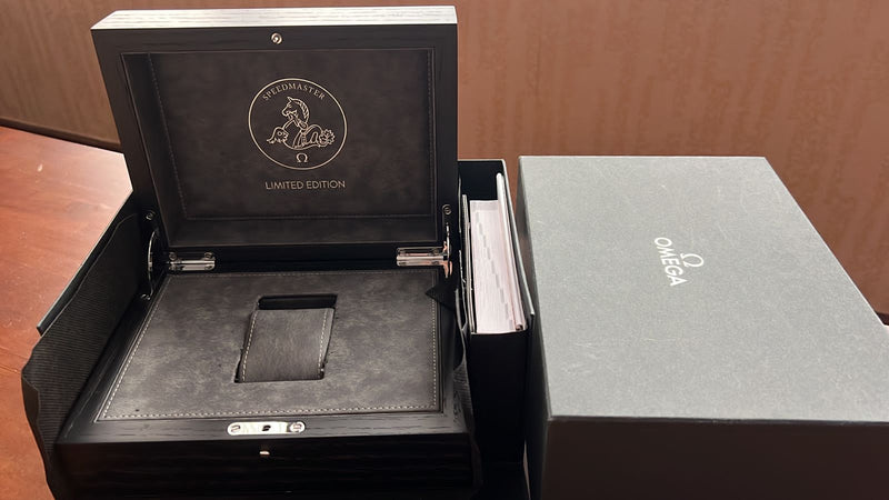 SPEEDMASTER MOONWATCH CK2998 BLACK PANDA DIAL LEATHER STRAP LIMITED EDIITON (2018)