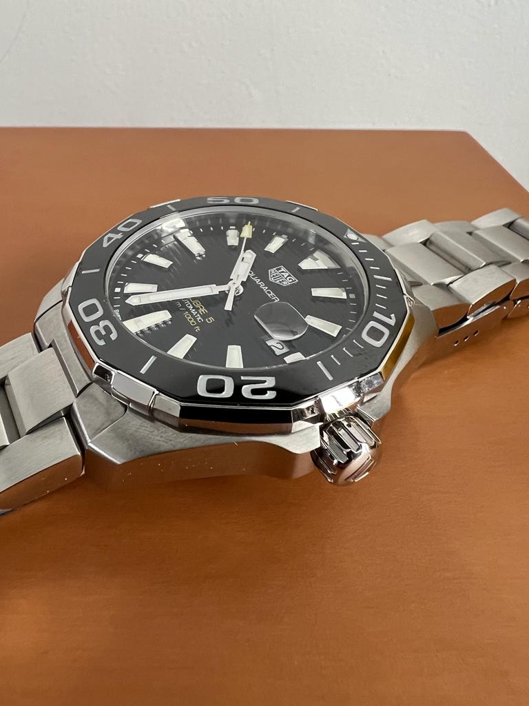 AQUARACER 300M CALIBRE 5 BLACK DIAL (2019)