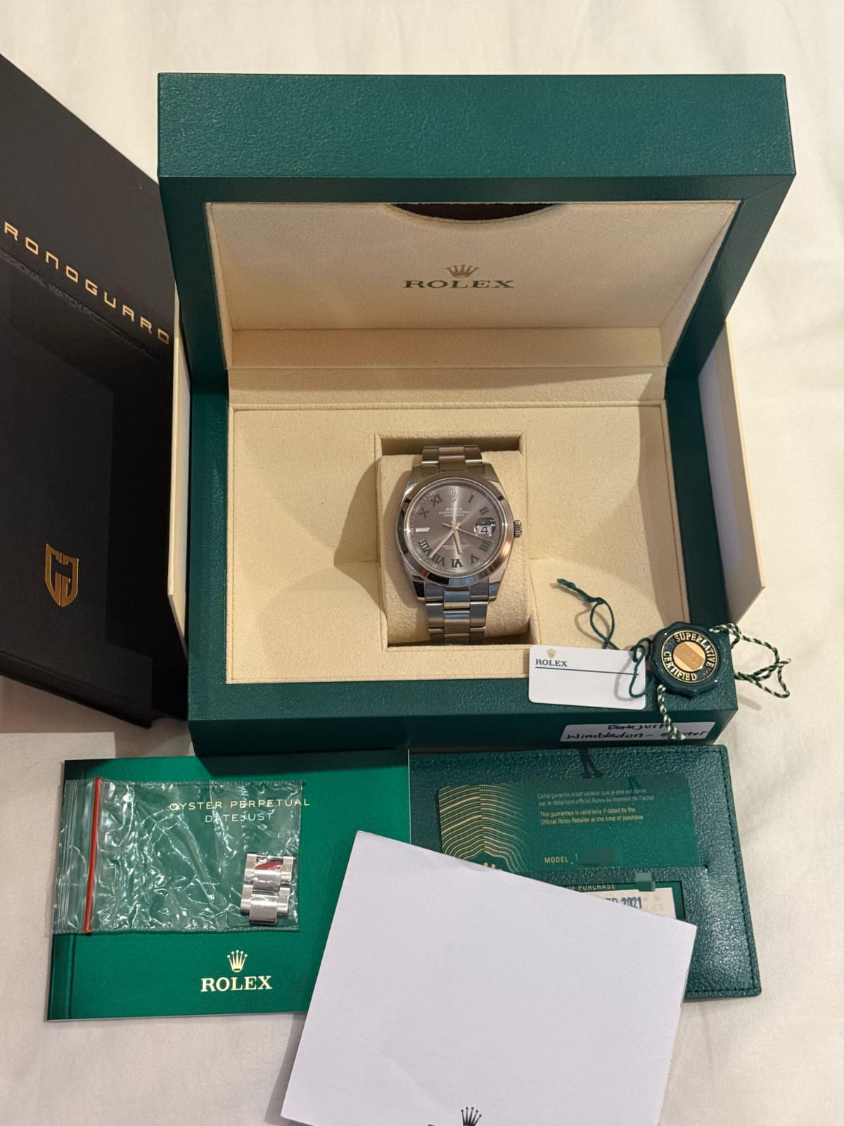 DATEJUST 41MM WIMBLEDON DIAL (2021)