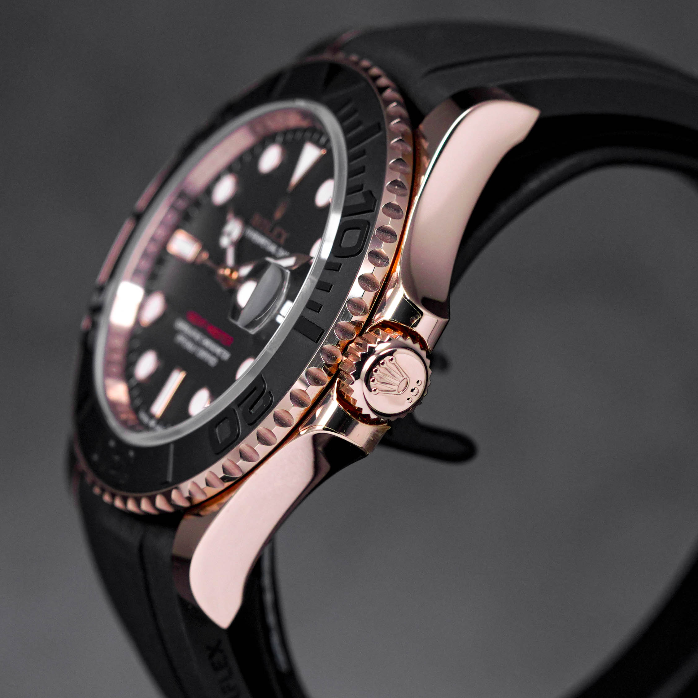 YACHT MASTER 40MM ROSEGOLD OYSTERFLEX (2022)