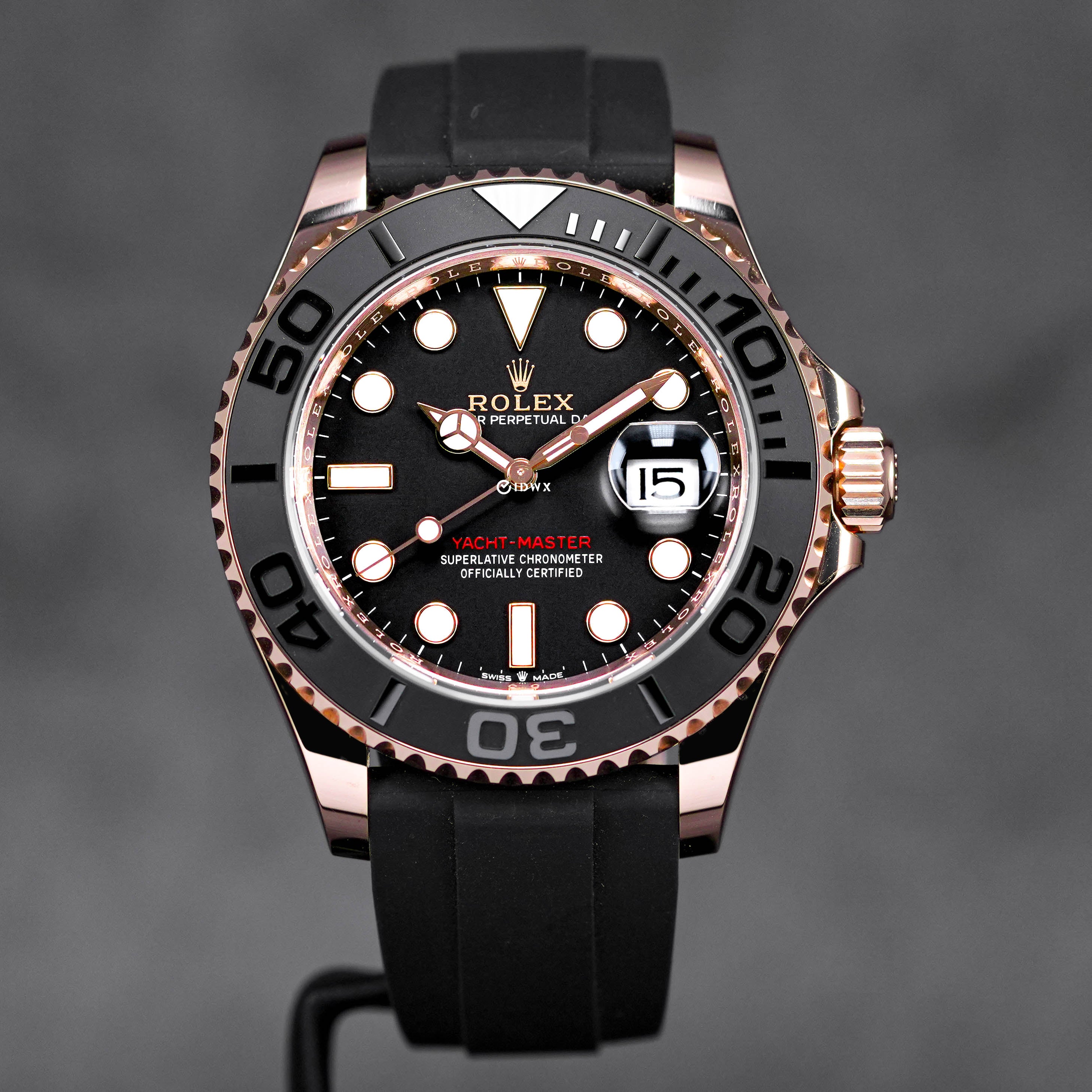 YACHT MASTER 40MM ROSEGOLD OYSTERFLEX (2022)