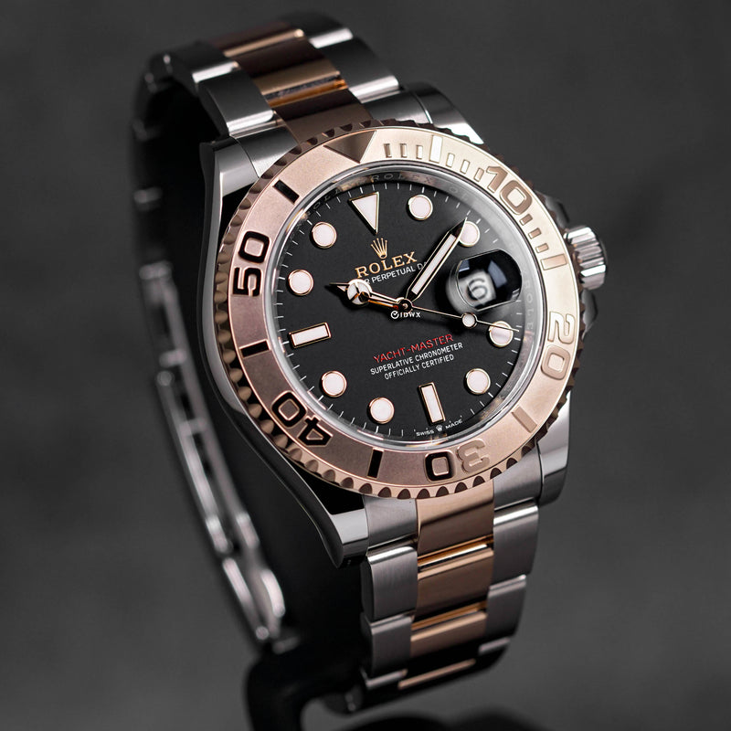 YACHT-MASTER 40MM TWOTONE ROSEGOLD BLACK DIAL (2023)
