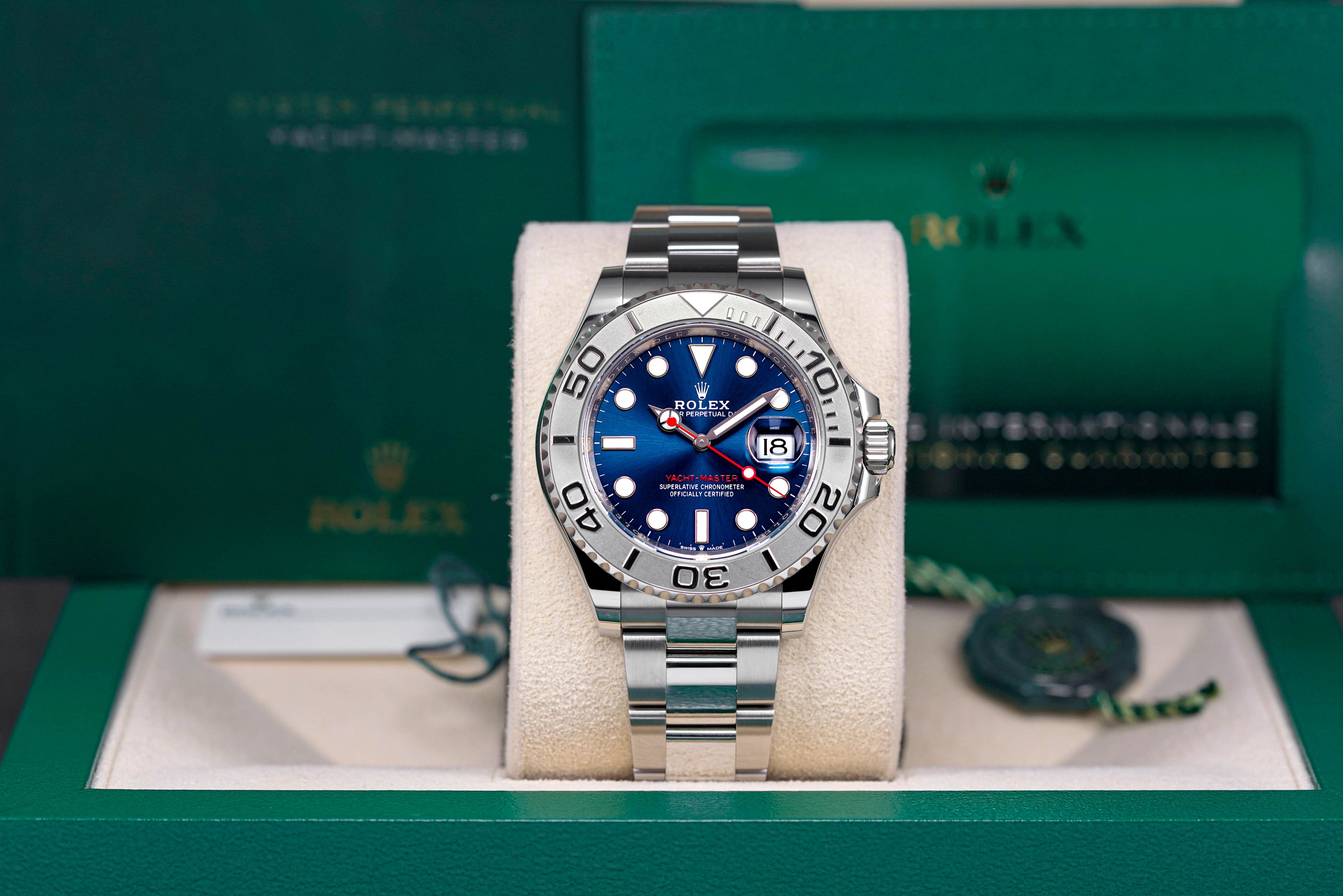 YACHT-MASTER 40MM PLATINUM BLUE DIAL (2023)