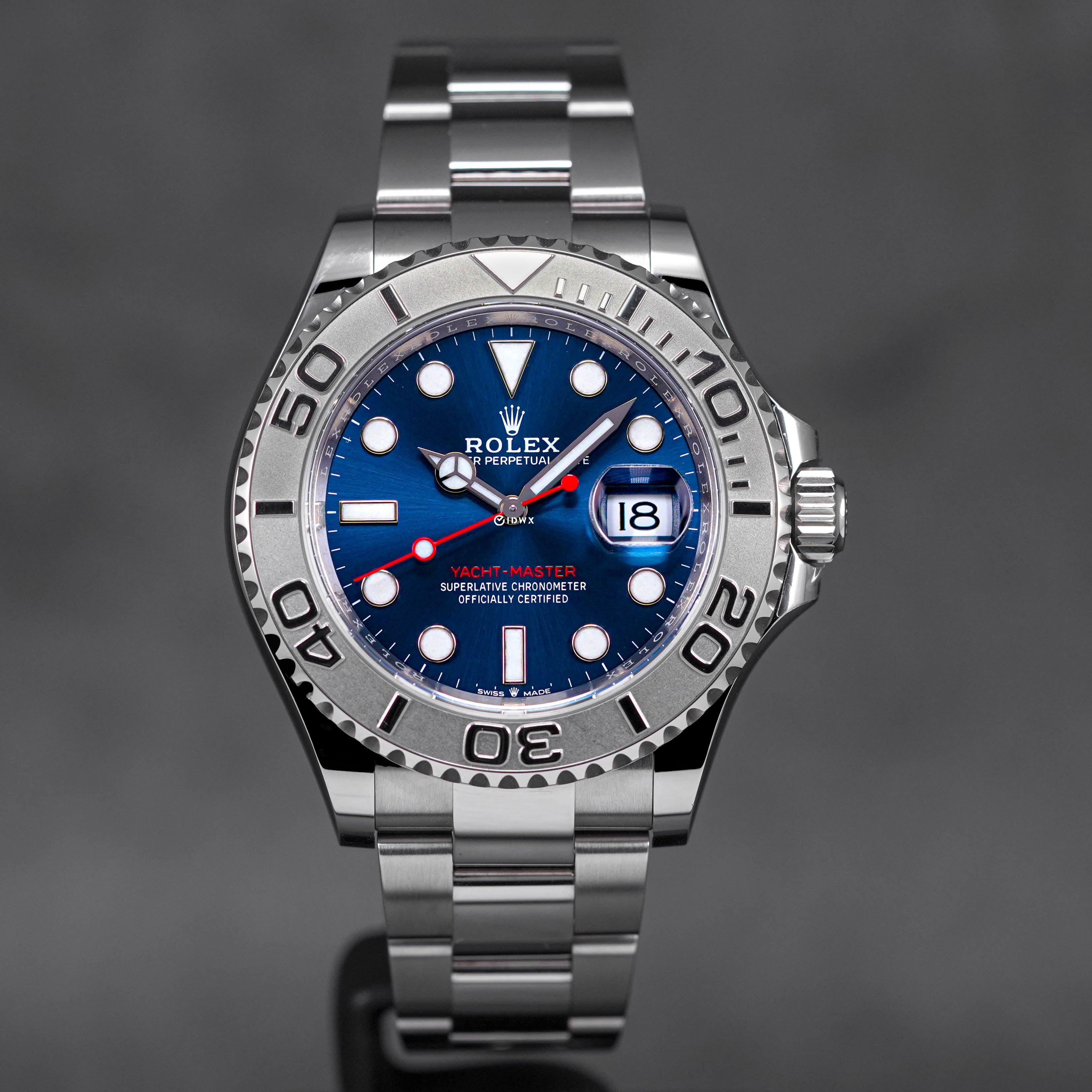 YACHT-MASTER 40MM PLATINUM BLUE DIAL (2023)