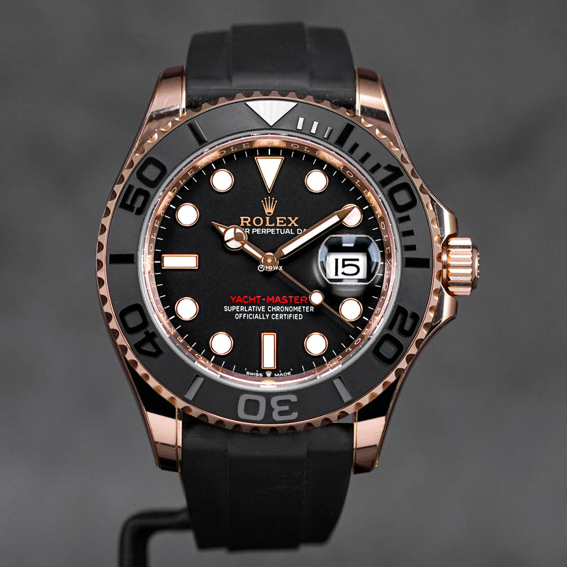 YACHT MASTER 40MM ROSEGOLD OYSTERFLEX (2021)