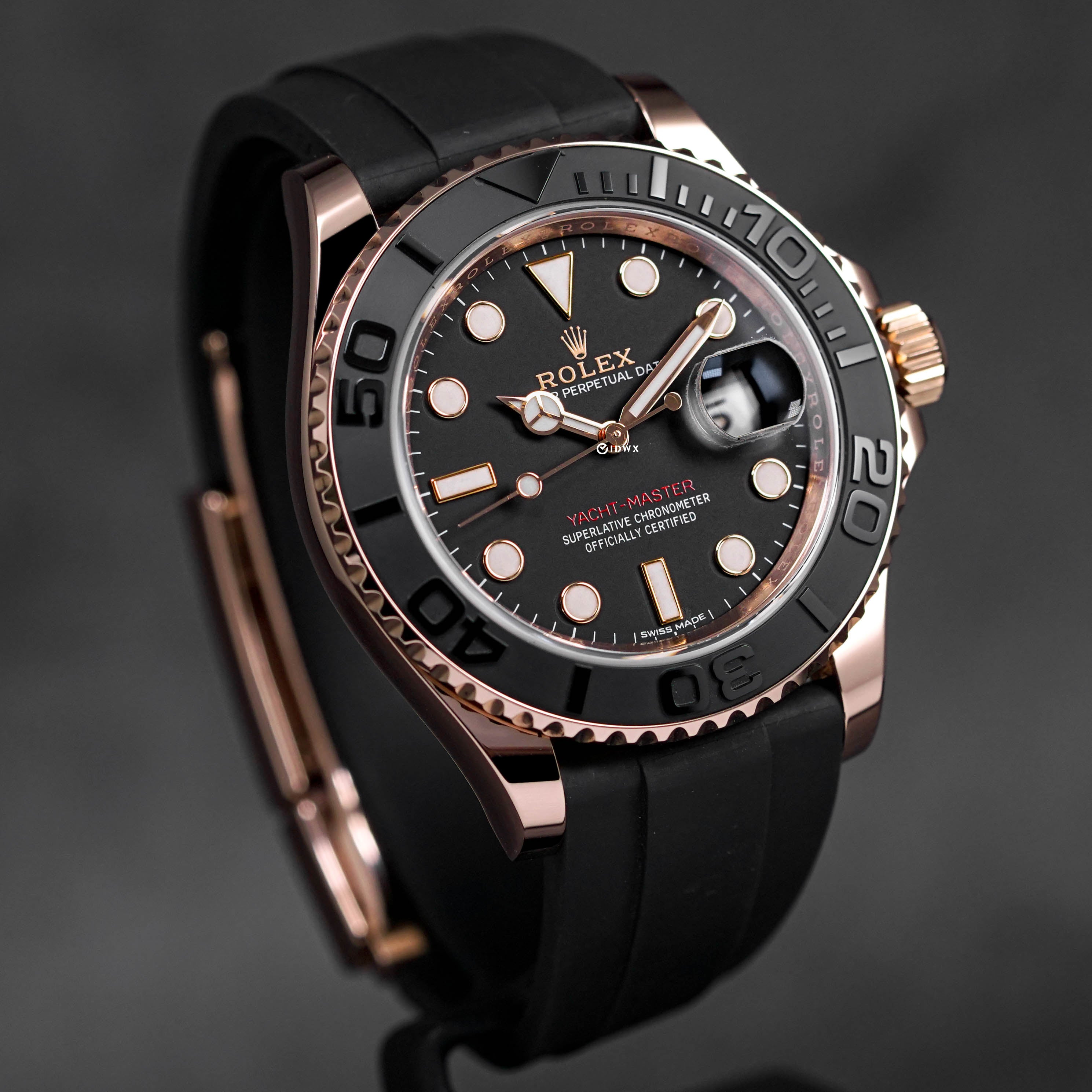 YACHT-MASTER 40MM ROSEGOLD OYSTERFLEX (2019)