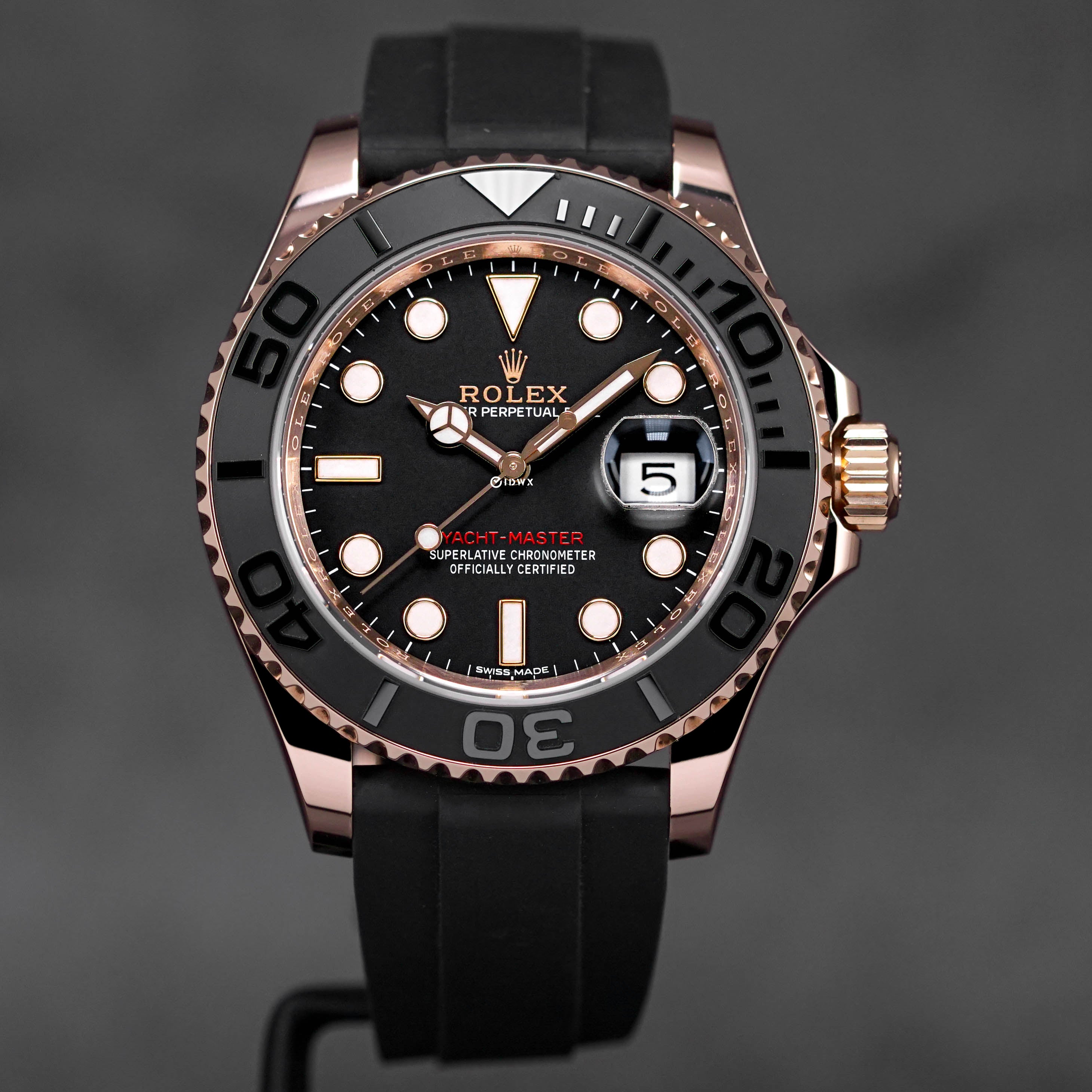 YACHT-MASTER 40MM ROSEGOLD OYSTERFLEX (2019)