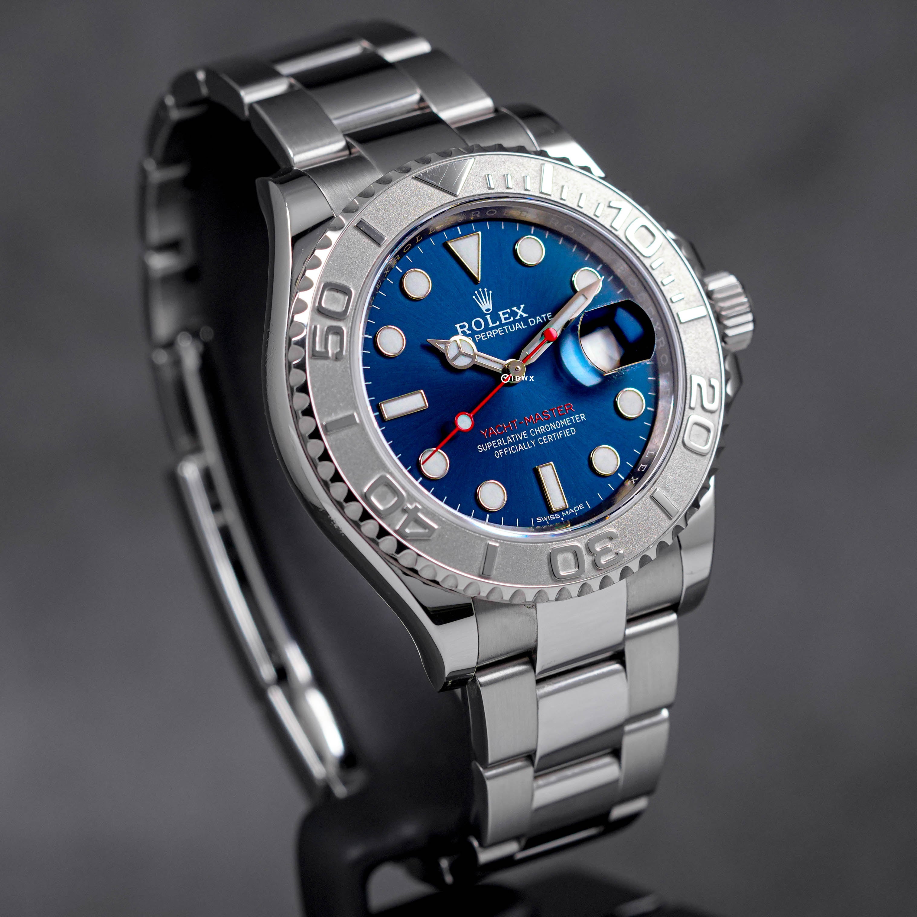 YACHT-MASTER 40MM PLATINUM BLUE DIAL (2017)