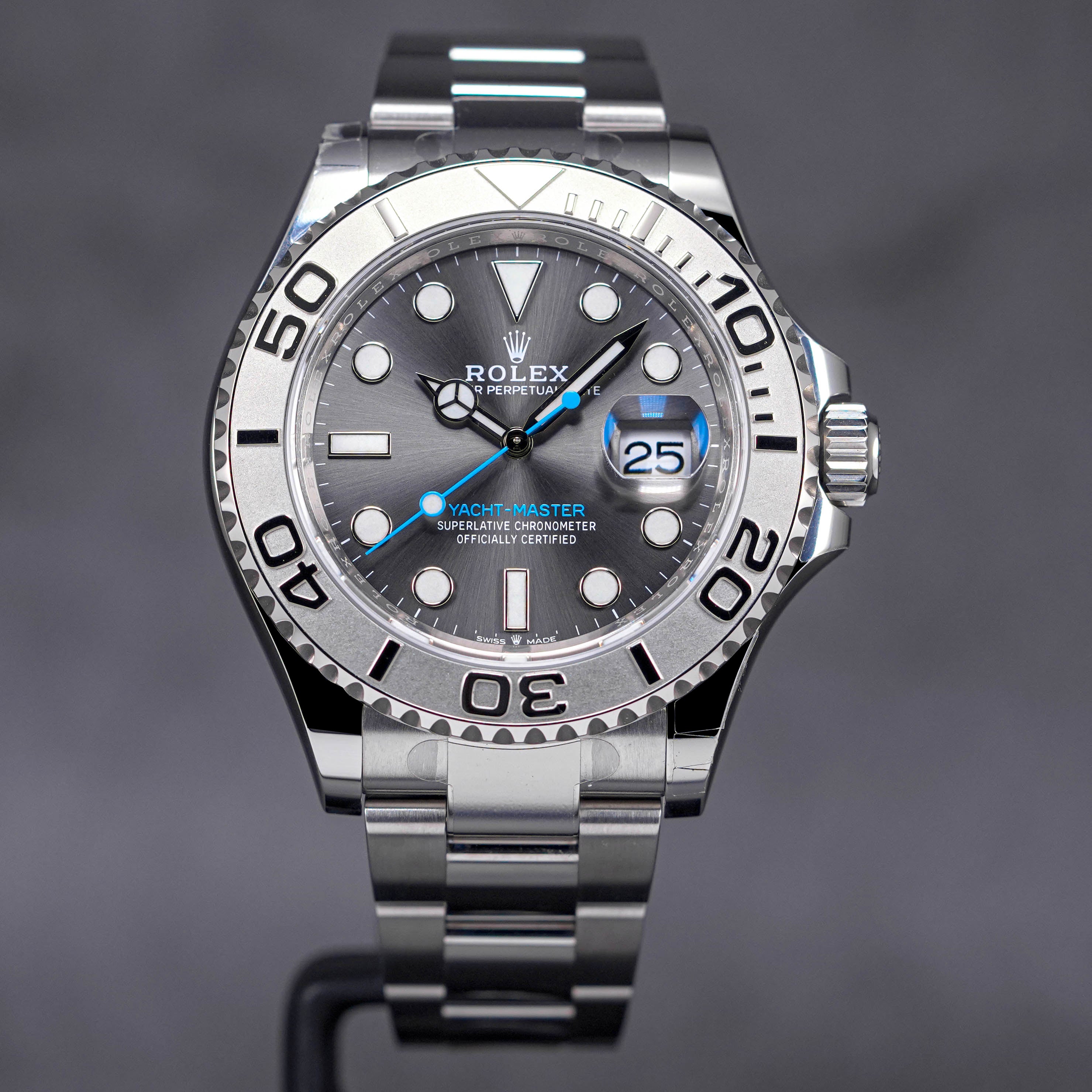 YACHT-MASTER 40MM PLATINUM RHODIUM DIAL (2021)