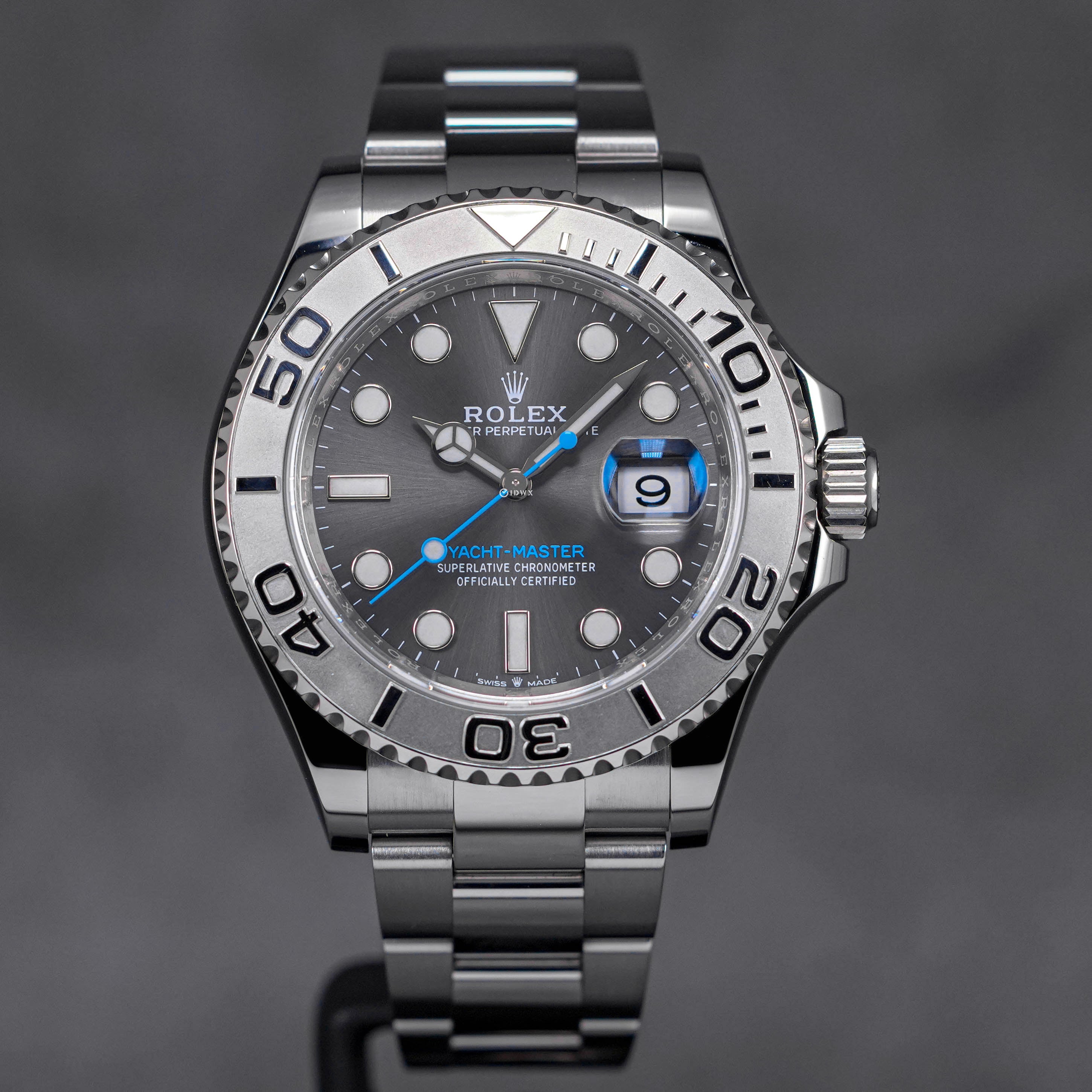 YACHT-MASTER 40MM PLATINUM RHODIUM DIAL (2020)