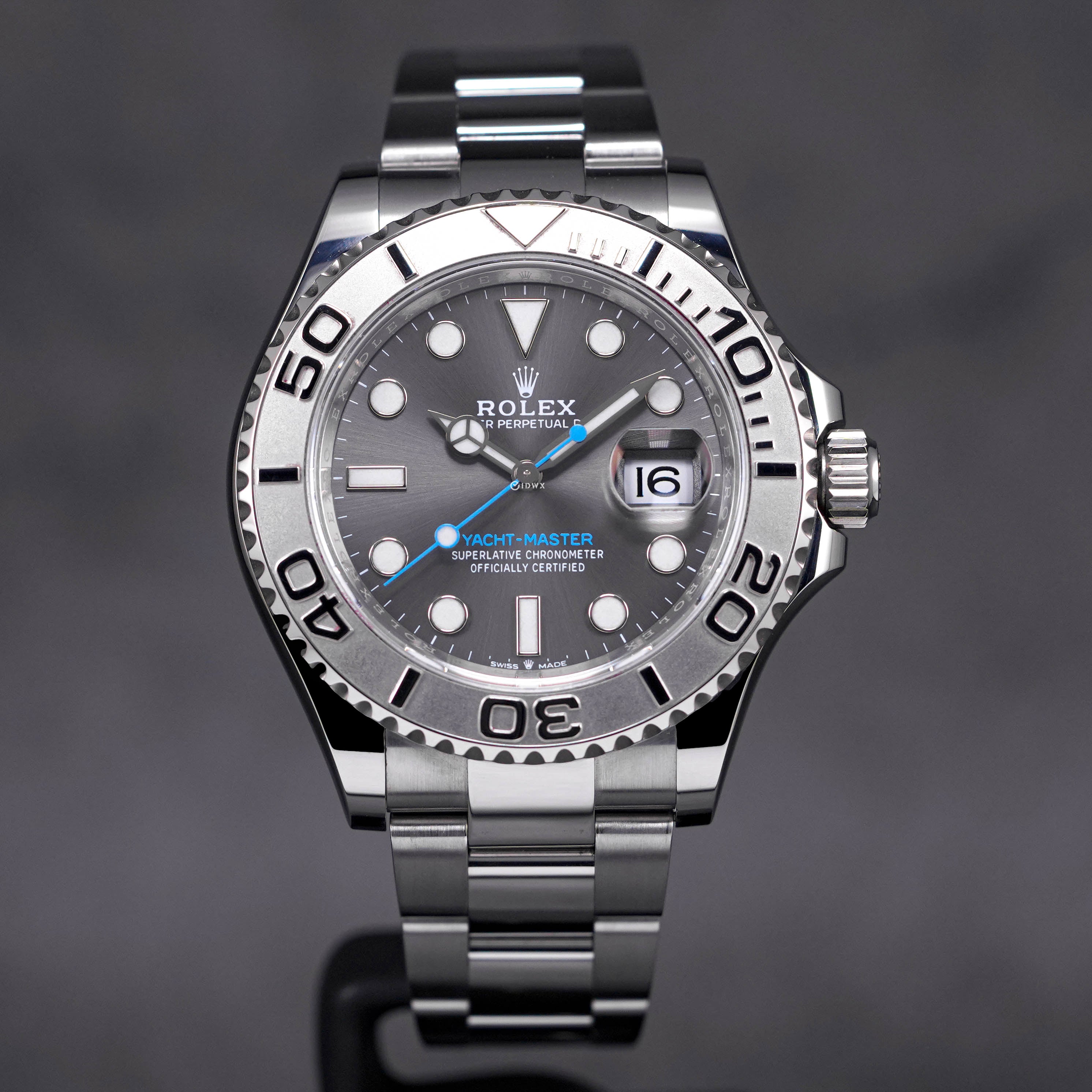 YACHT-MASTER 40MM PLATINUM RHODIUM DIAL (2021)