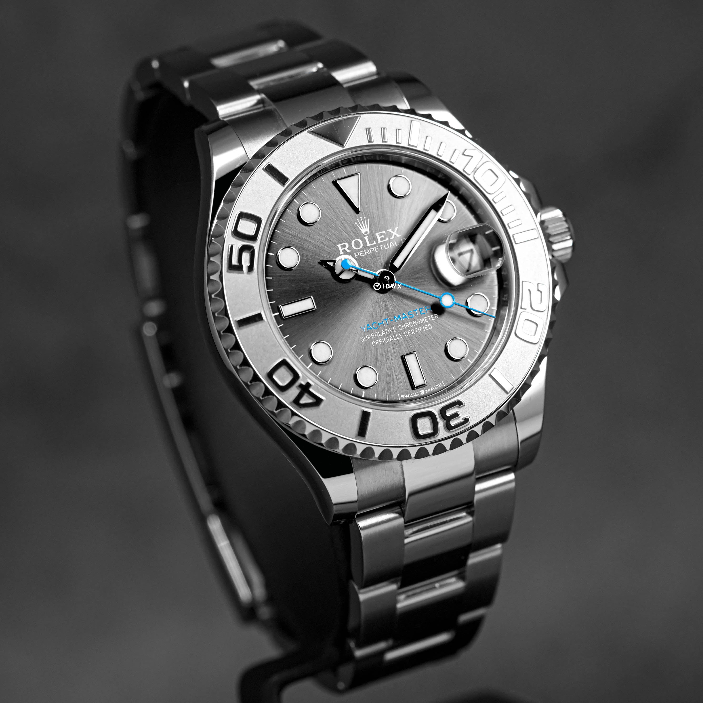 YACHT-MASTER 37MM PLATINUM RHODIUM DIAL (2023)