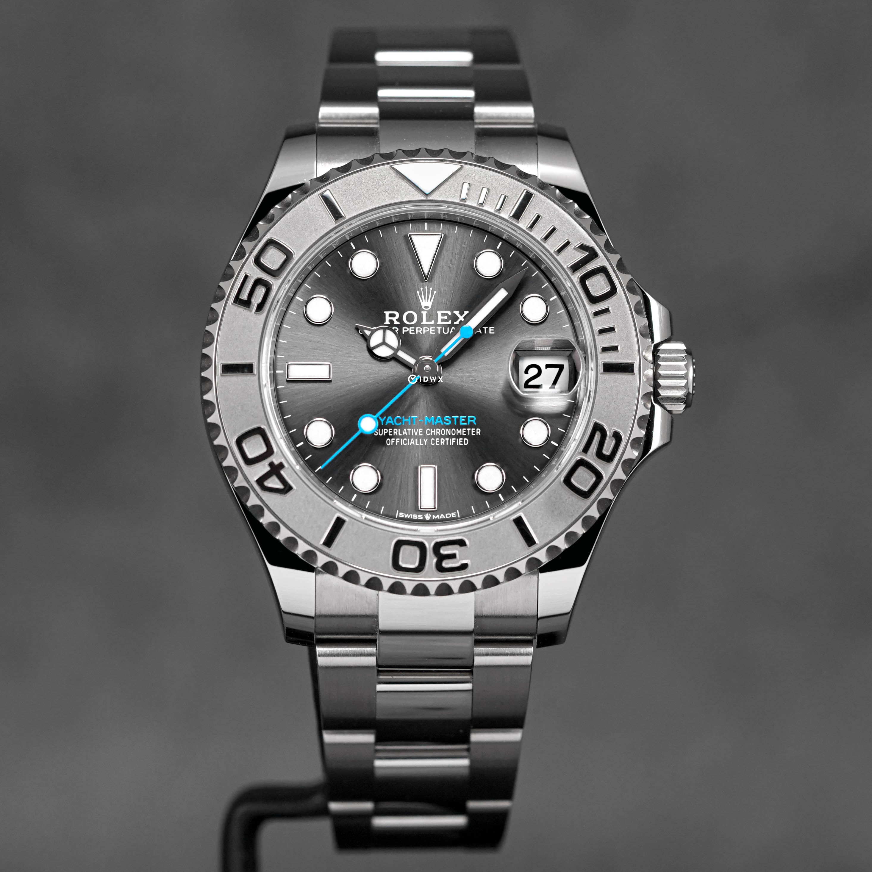 YACHT-MASTER 37MM PLATINUM RHODIUM DIAL (2023)