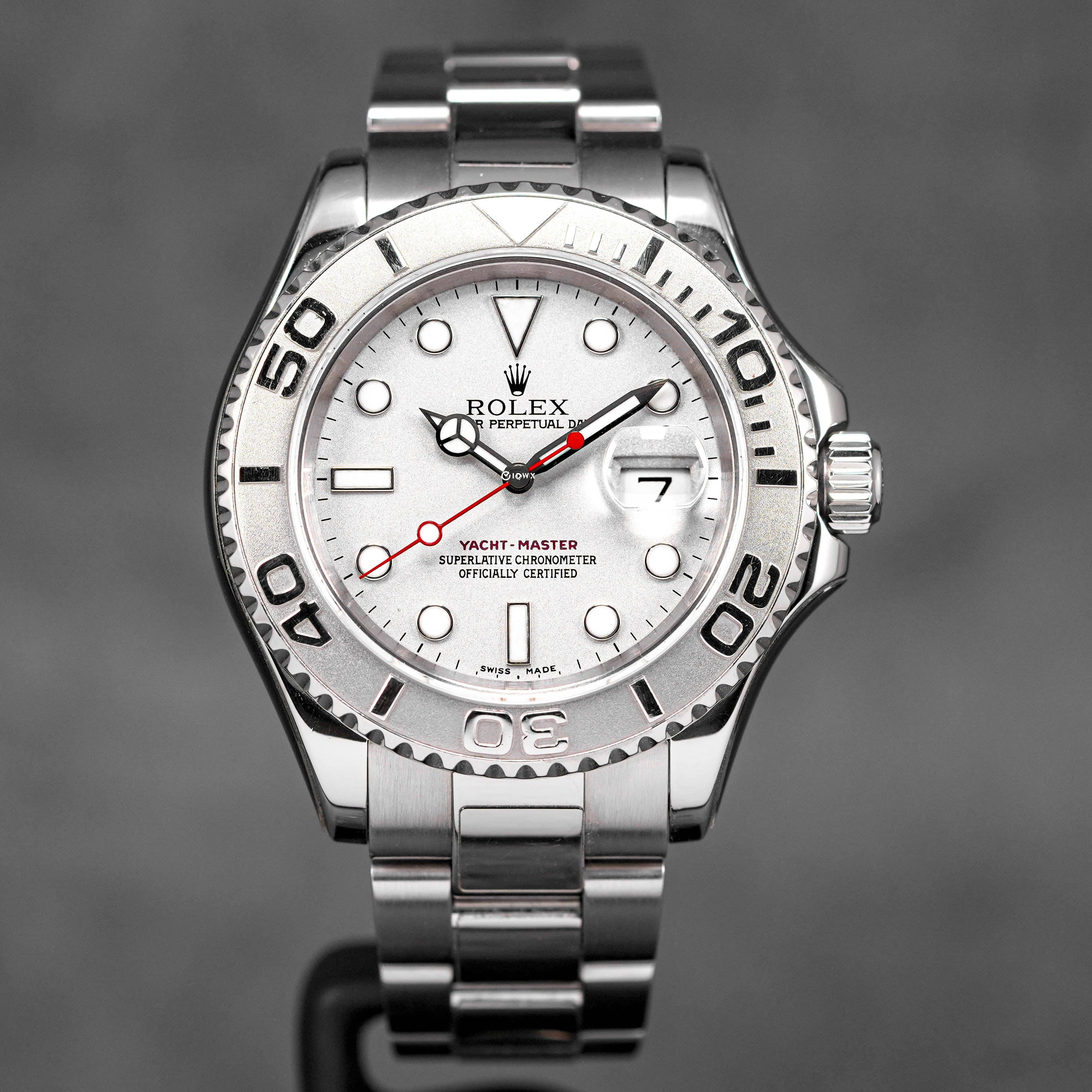 Yacht Master Platinum Silver