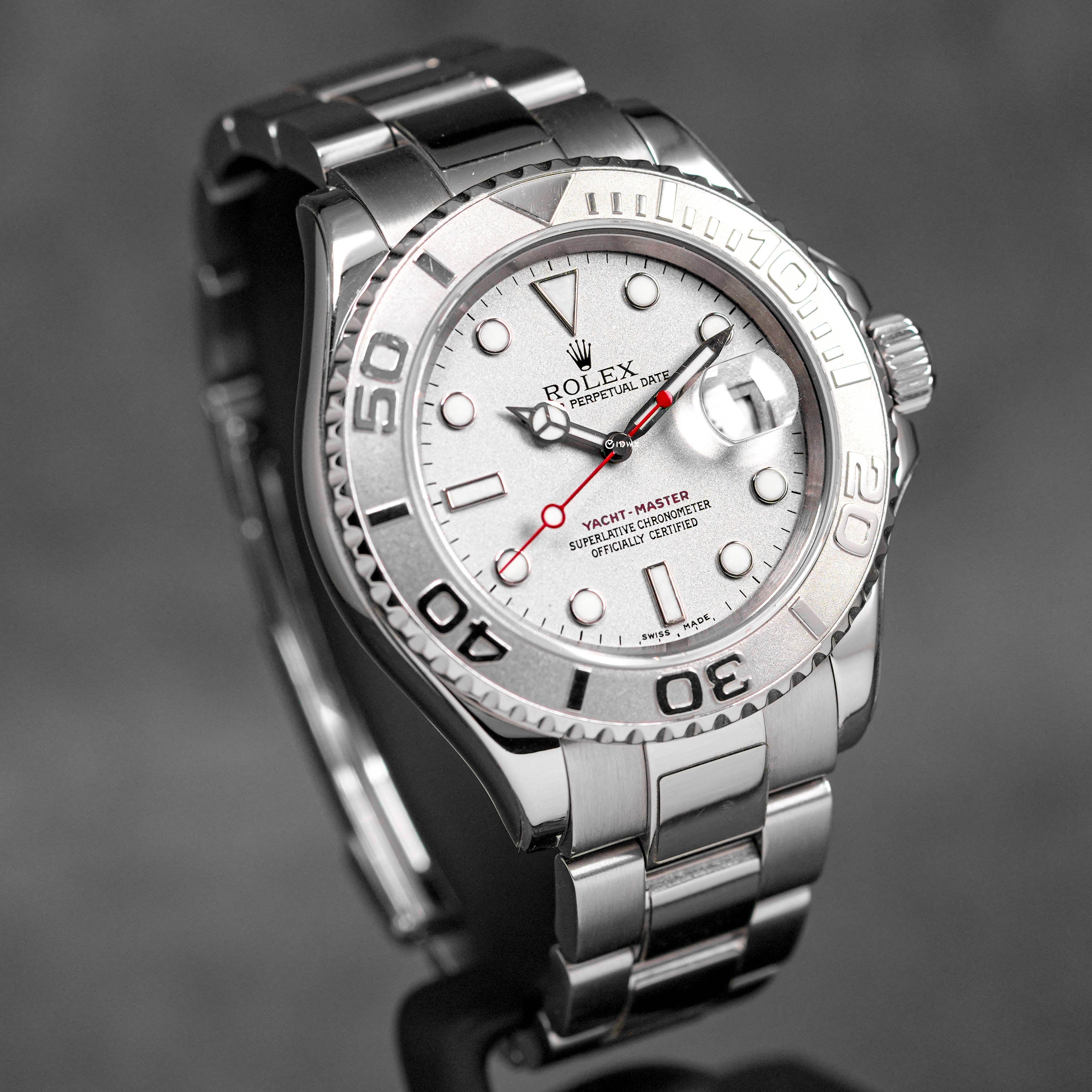 Yacht Master Platinum Silver