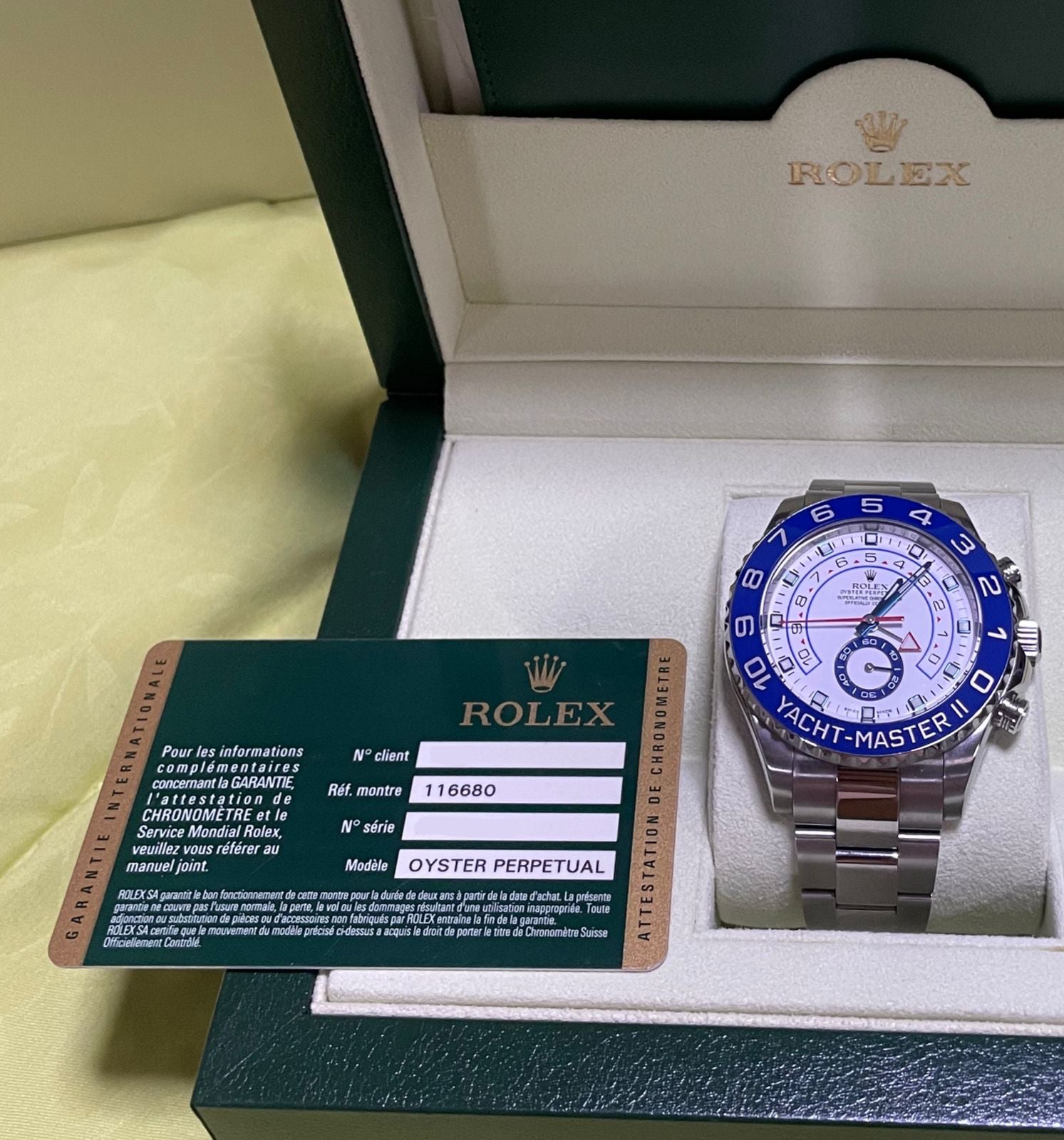 YACHT-MASTER II 44MM STEEL 116680 (2013)