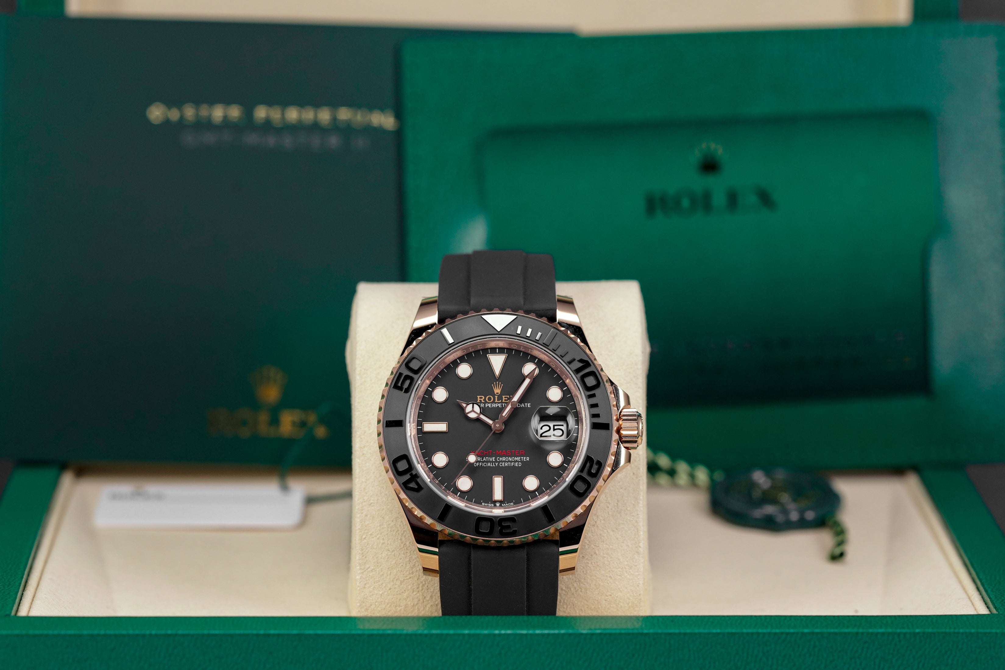 YACHT-MASTER 40MM OYSTERFLEX ROSEGOLD (2025)