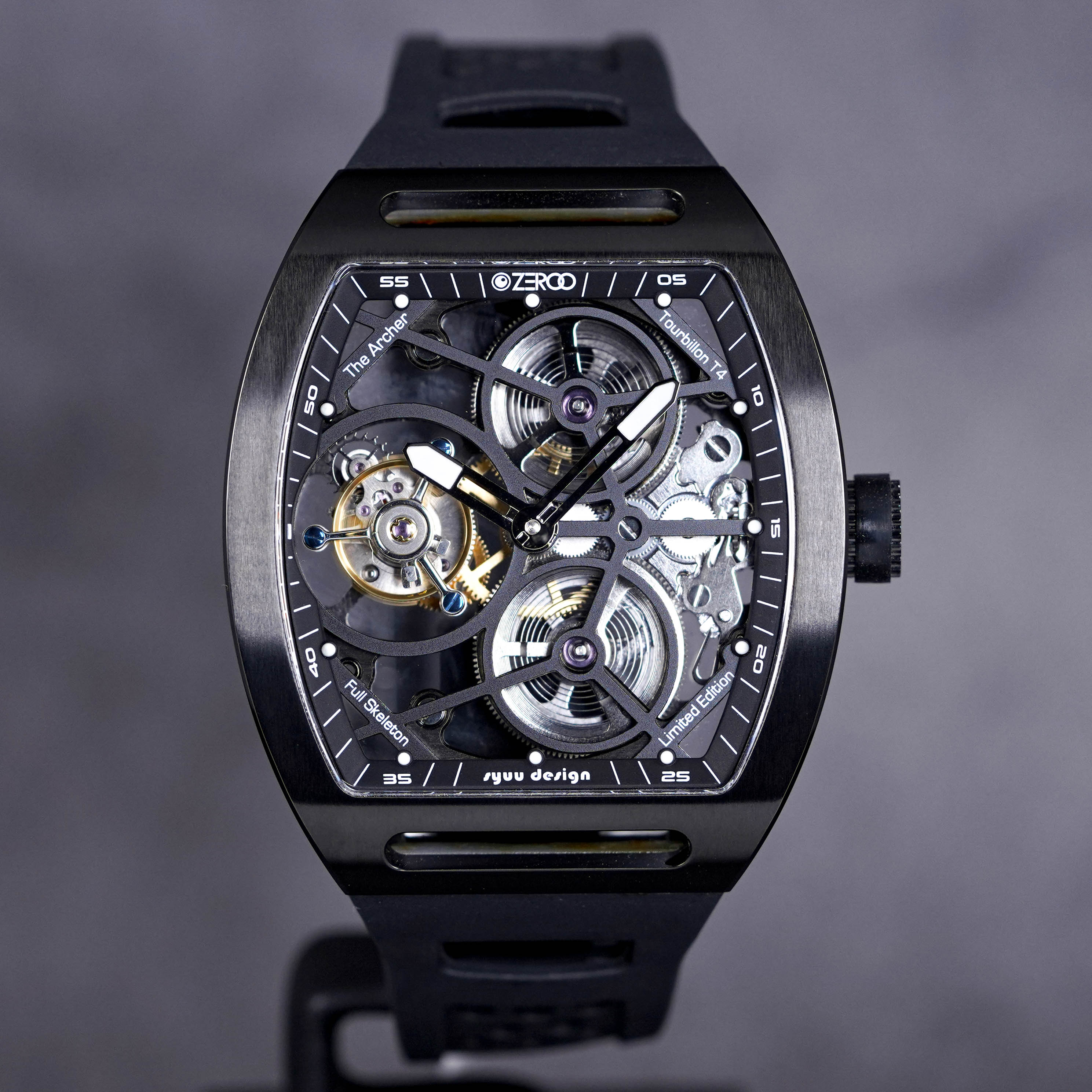 T4 THE ARCHER FULL SKELETON TOURBILLON LIMITED EDITION BLACK (2023)