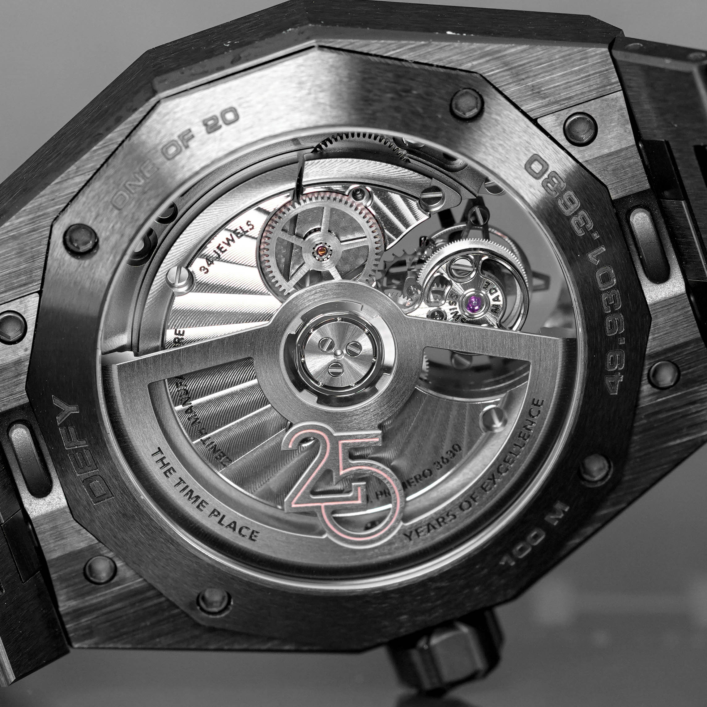 ZENITH DEFY SKYLINE TOURBILLON 'THE TIME PLACE 25TH ANNIVERSARY