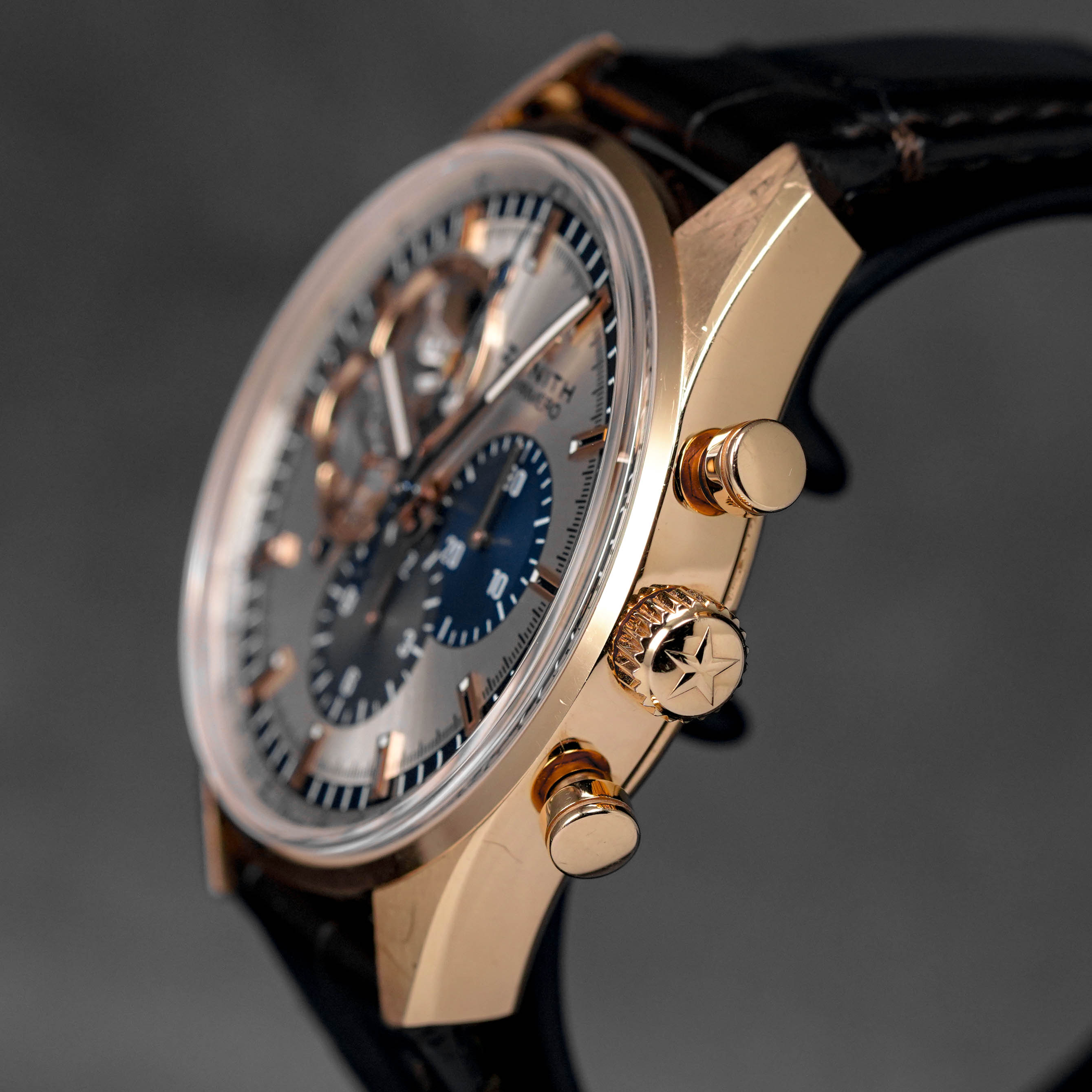 Harga Zenith Open Heart Rosegold