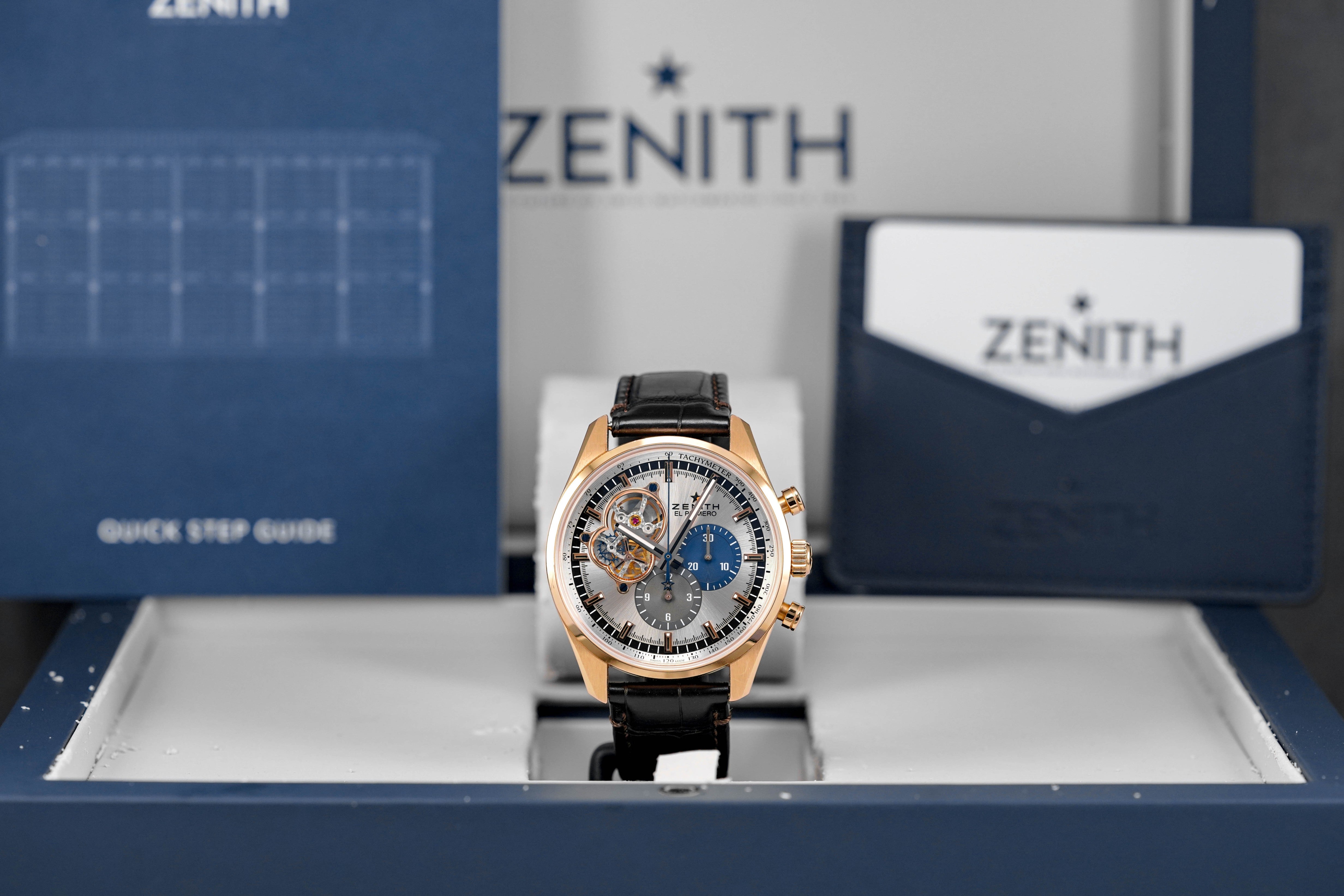 Harga Zenith Open Heart Rosegold