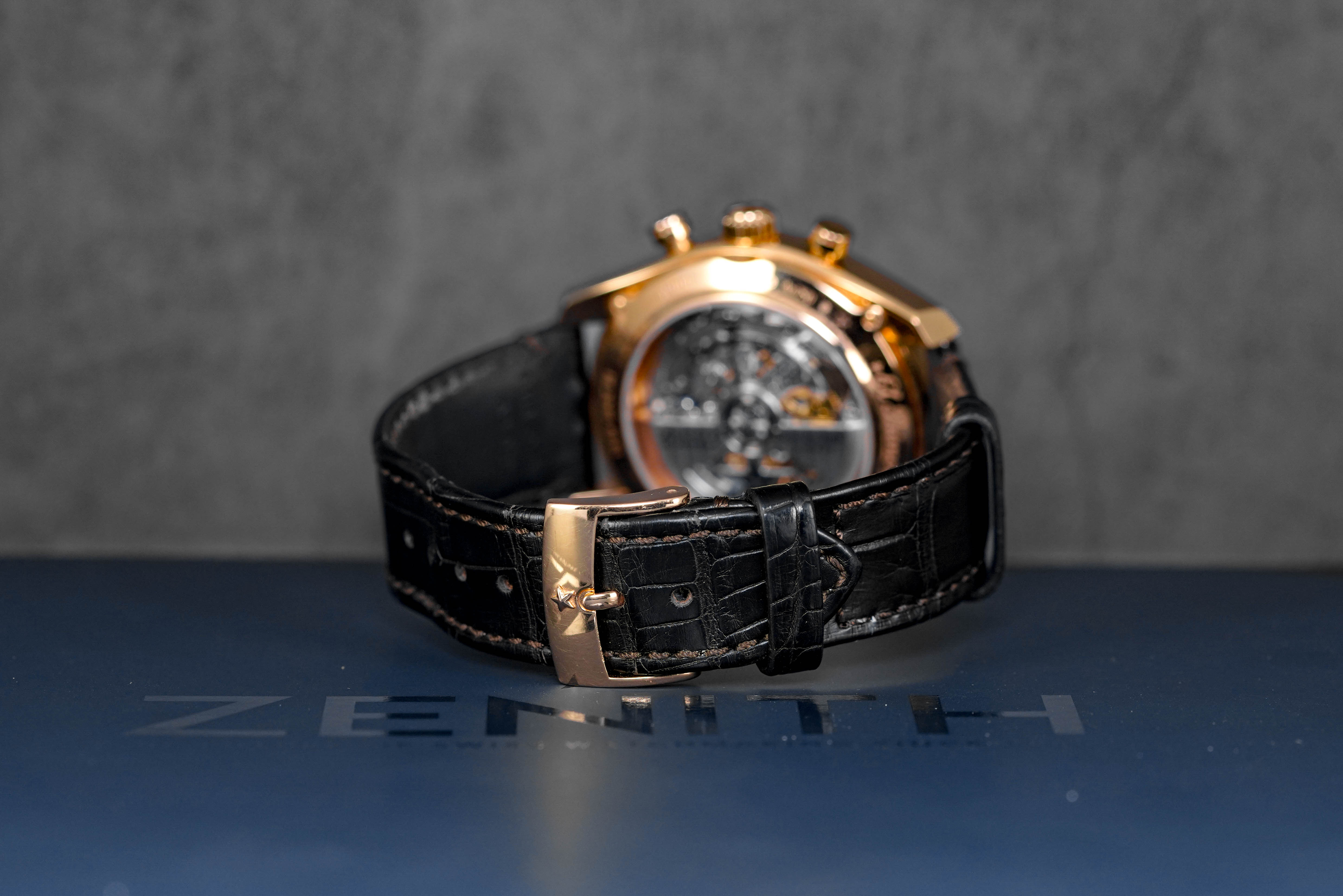 Harga Zenith Open Heart Rosegold