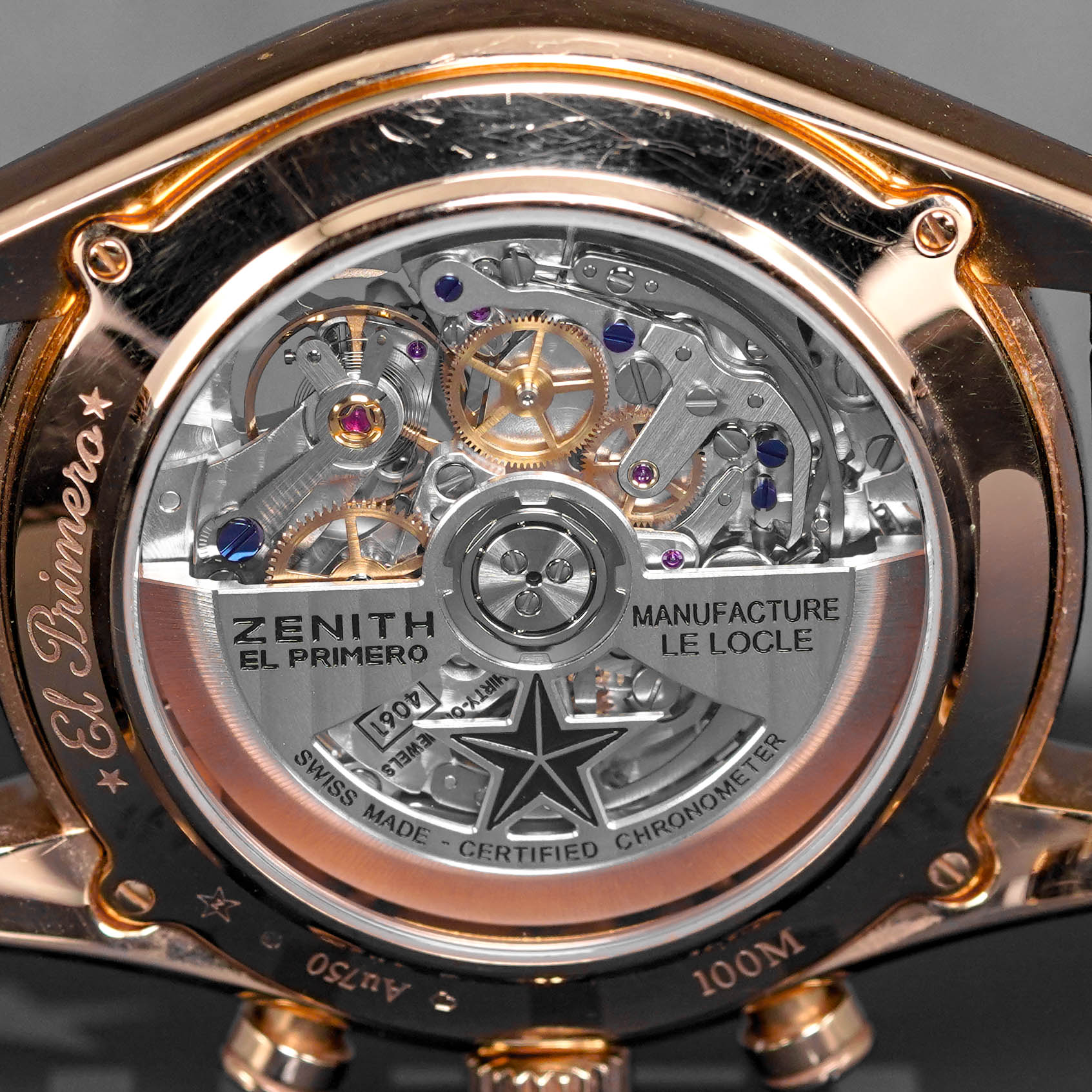 Harga Zenith Open Heart Rosegold