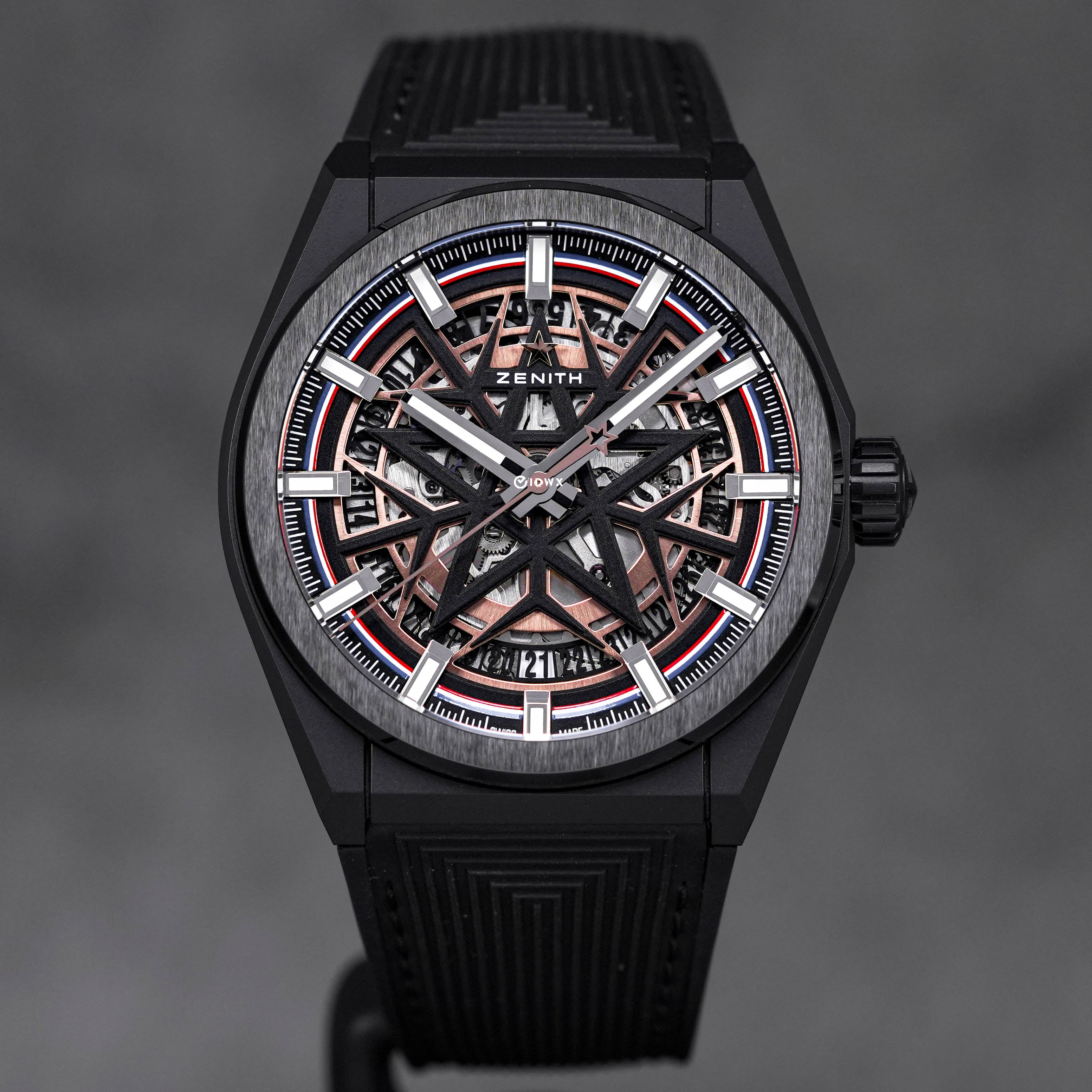 Zenith defy classic skeleton black hot sale