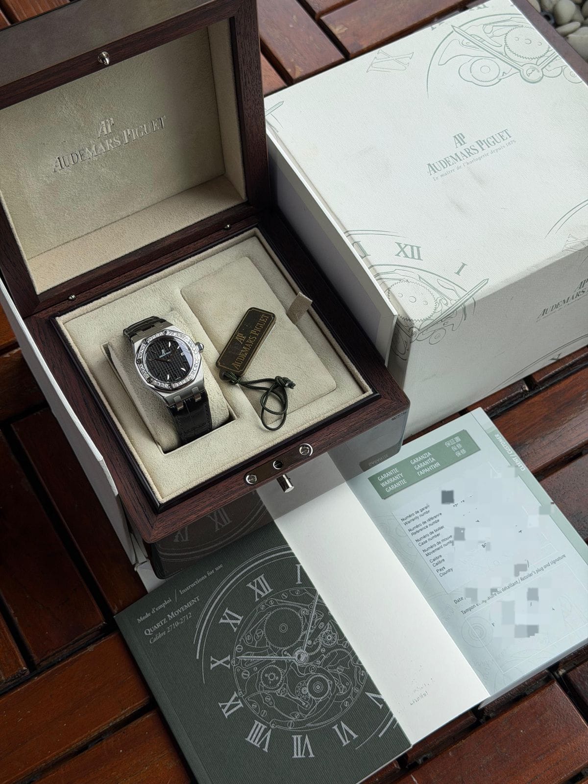 ROYAL OAK 33MM 67601ST DIAMOND RING BLACK DIAL (2009)