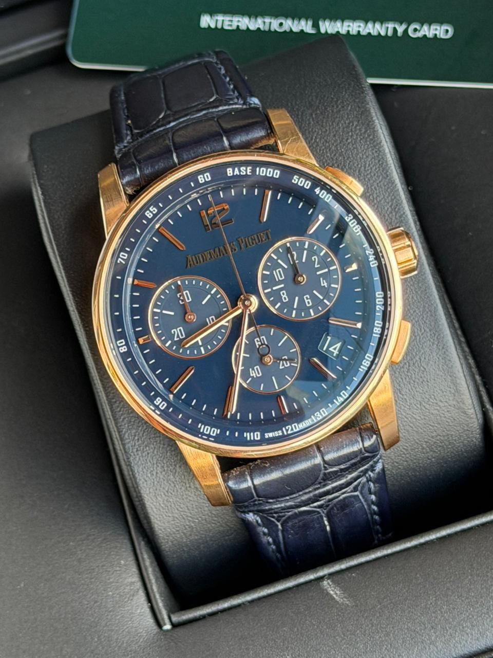 CODE 11.59 CHRONOGRAPH ROSEGOLD BLUE DIAL (2021)