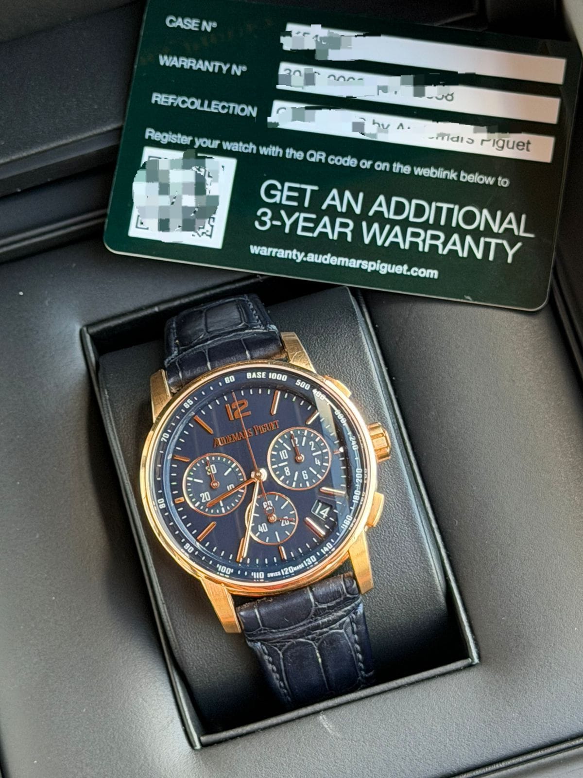 CODE 11.59 CHRONOGRAPH ROSEGOLD BLUE DIAL (2021)
