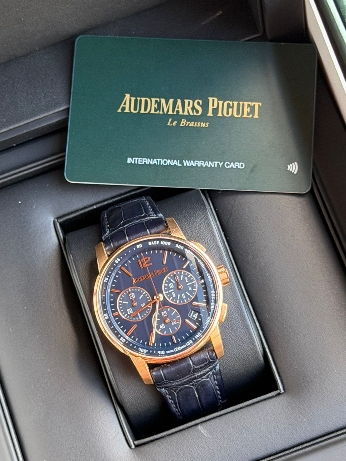 CODE 11.59 CHRONOGRAPH ROSEGOLD BLUE DIAL (2021)
