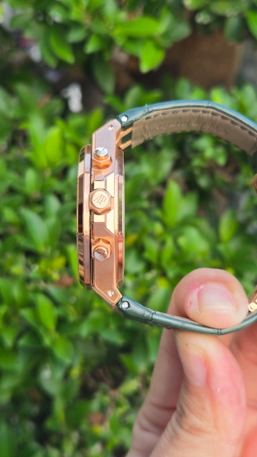 ROYAL OAK CHRONOGRAPH 41MM ROSEGOLD KHAKI GREEN DIAL (2025)