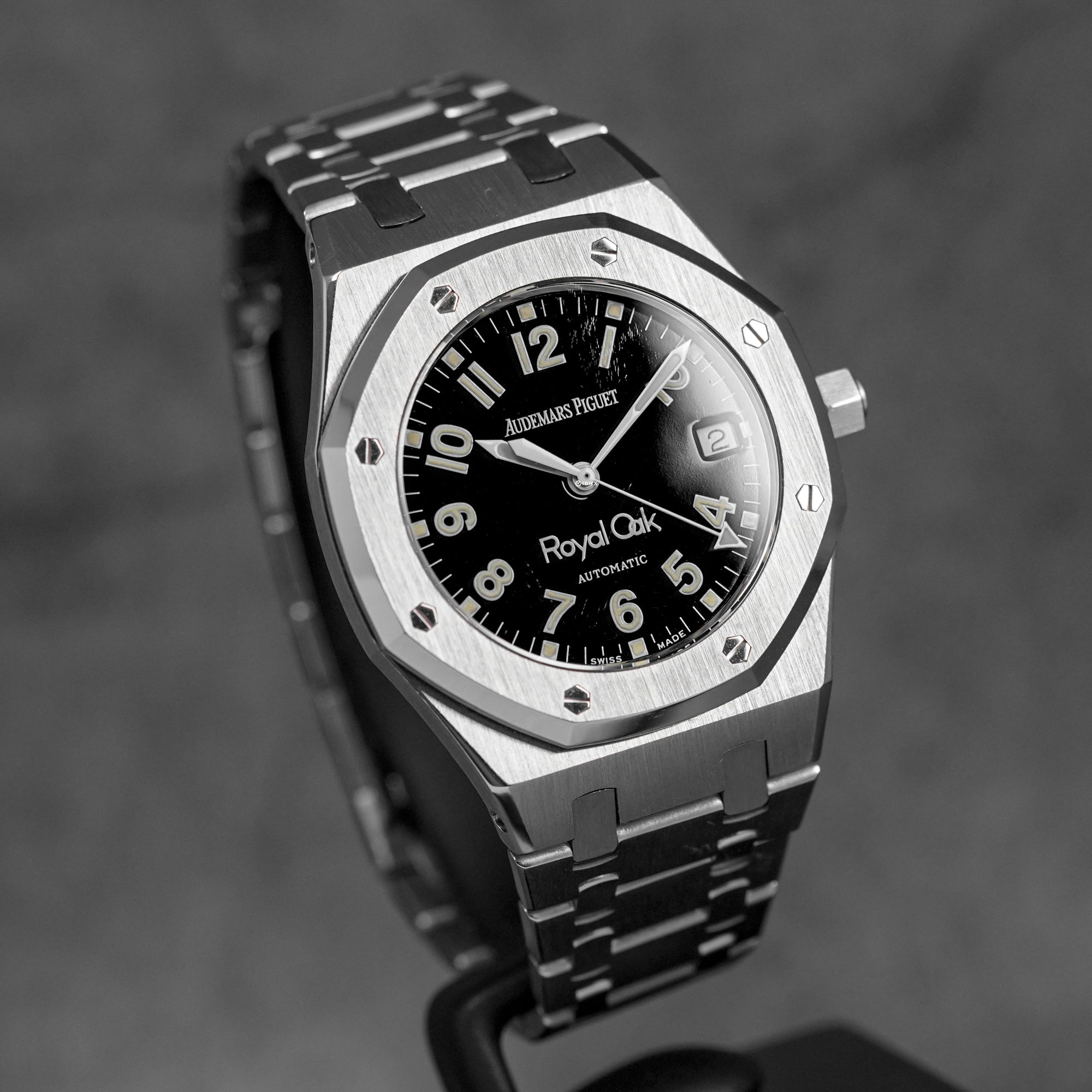 ROYAL OAK 36MM BLACK 'MILITARY' DIAL (WATCH ONLY)
