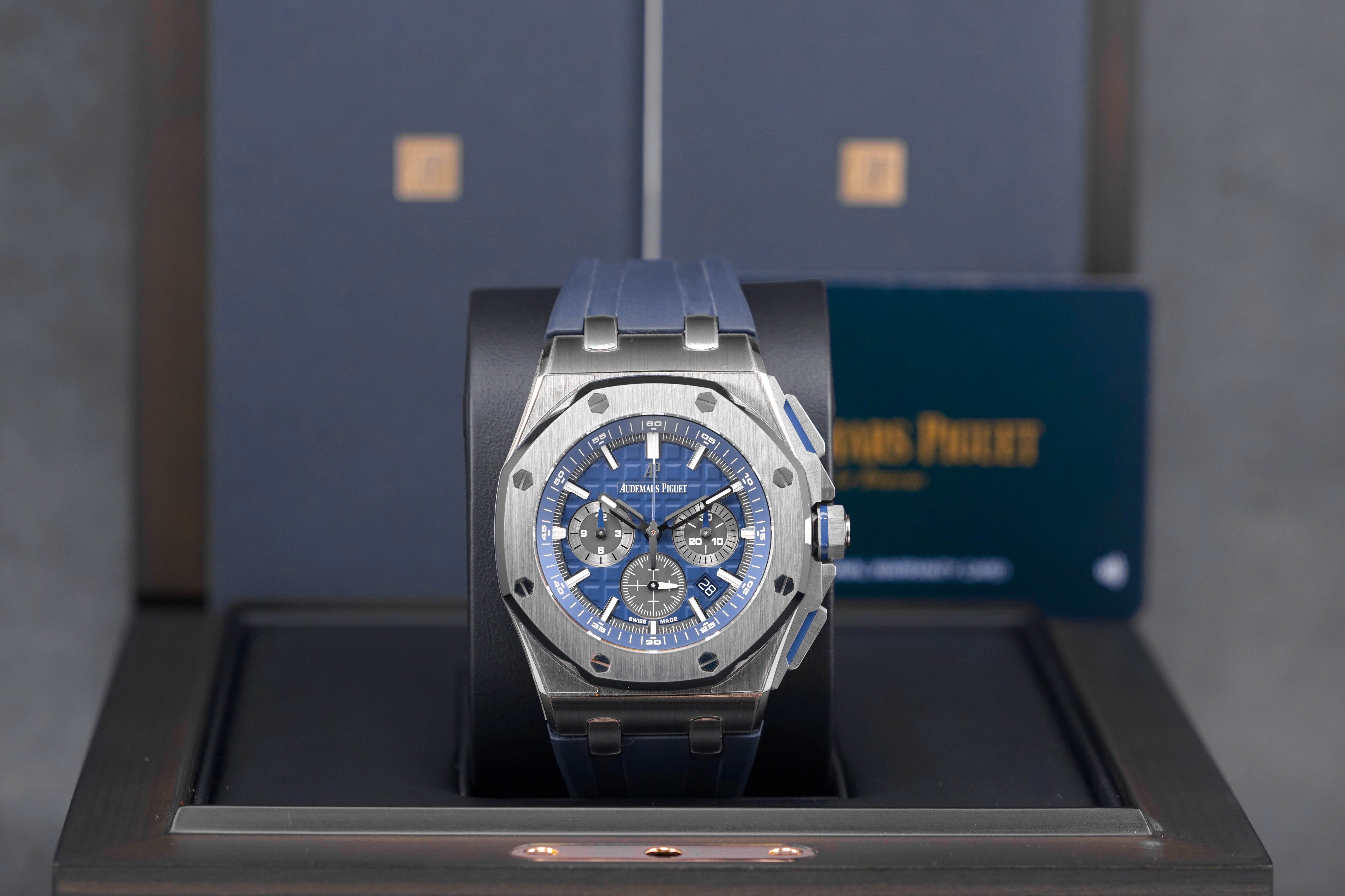 harga ap royal oak offshore chrono blue