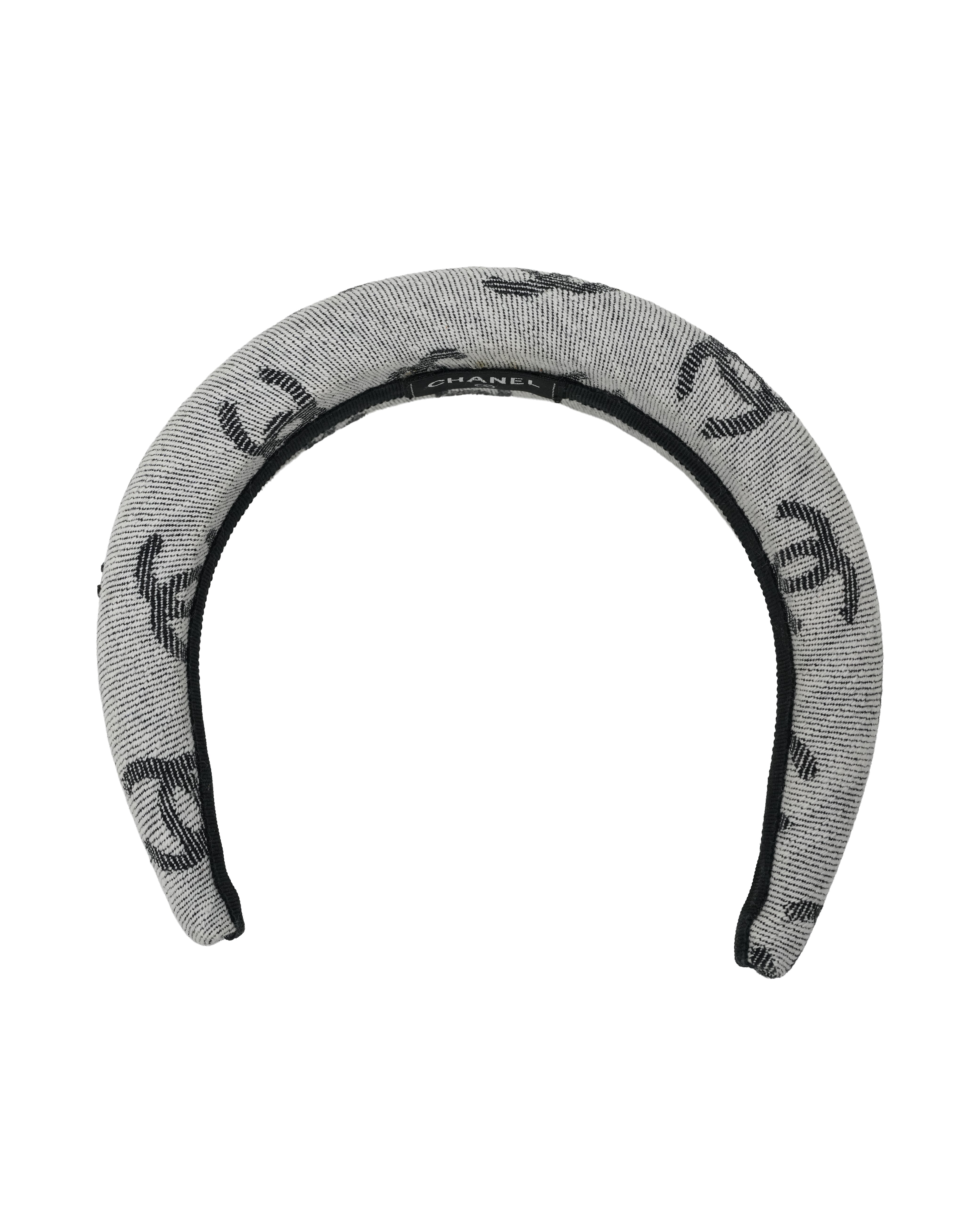 CC DENIM LOGO HEADBAND