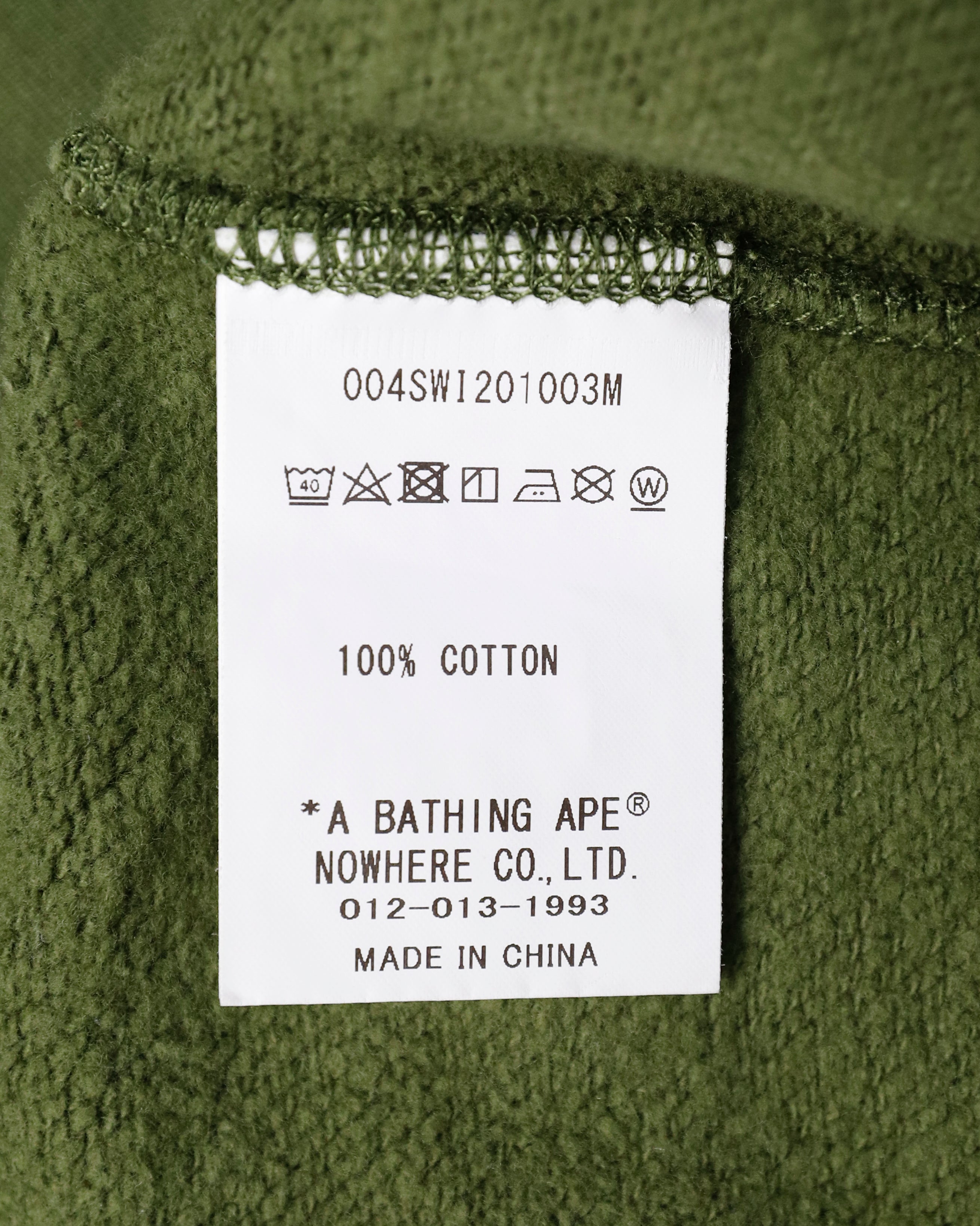 CAPTAIN APE PIRATE SWEATSHIRT OLIVE GREEN SIZE 2XL