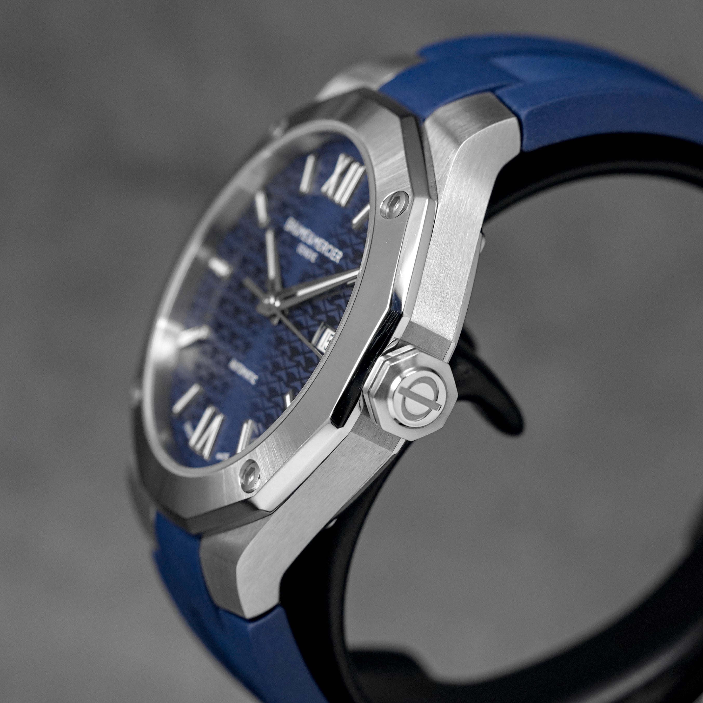 harga baume mercier riviera 10619 blue rubber