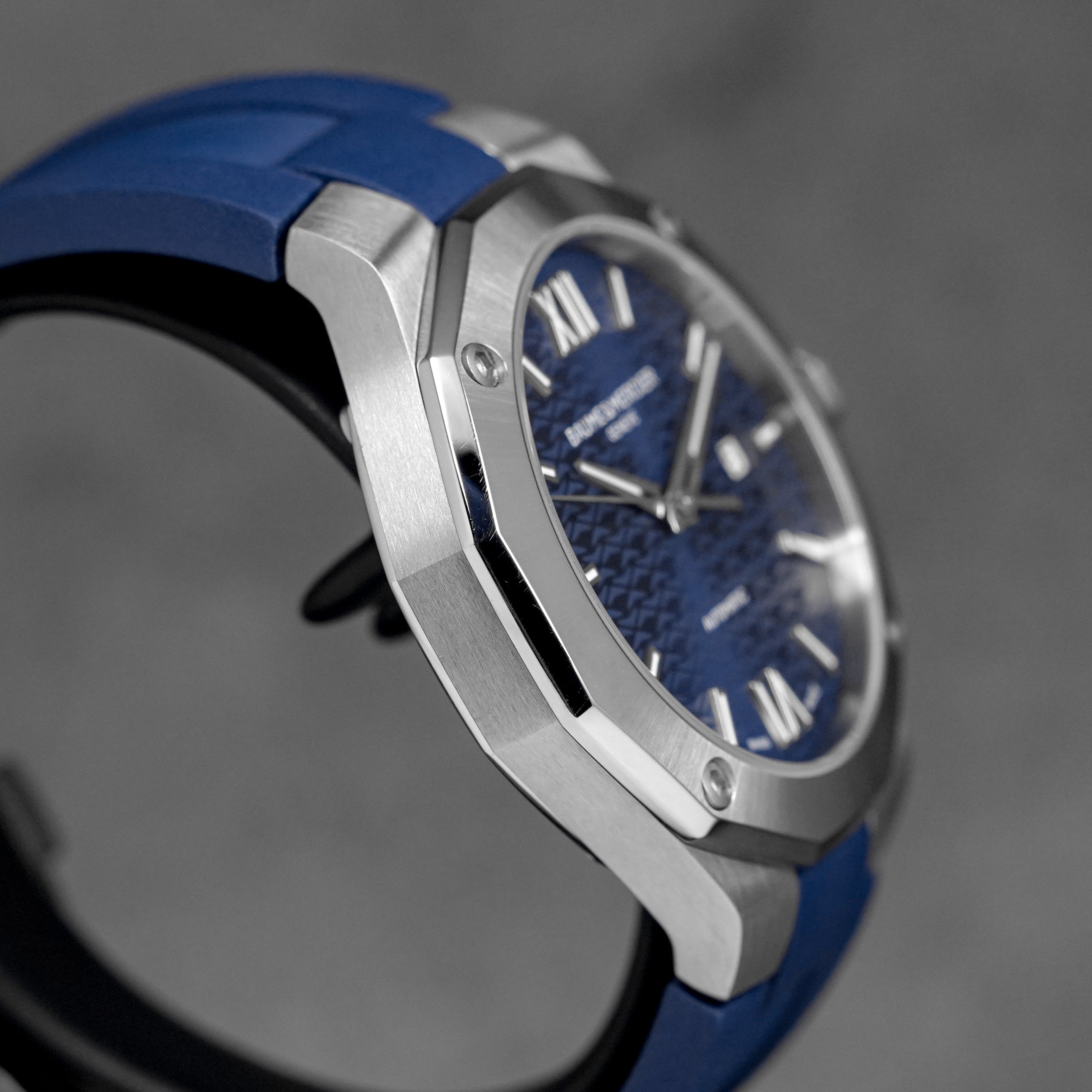 harga baume mercier riviera 10619 blue rubber