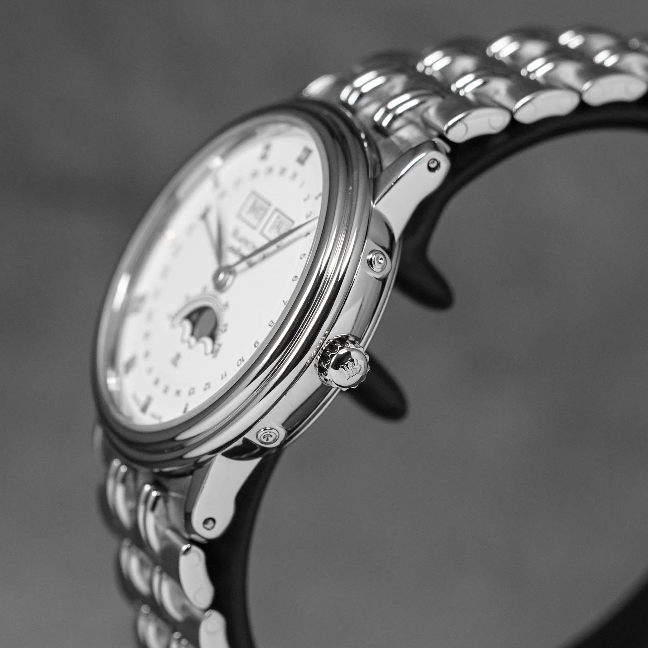 VILLERET COMPLETE CALENDAR MOONPHASE WHITE DIAL (2021)