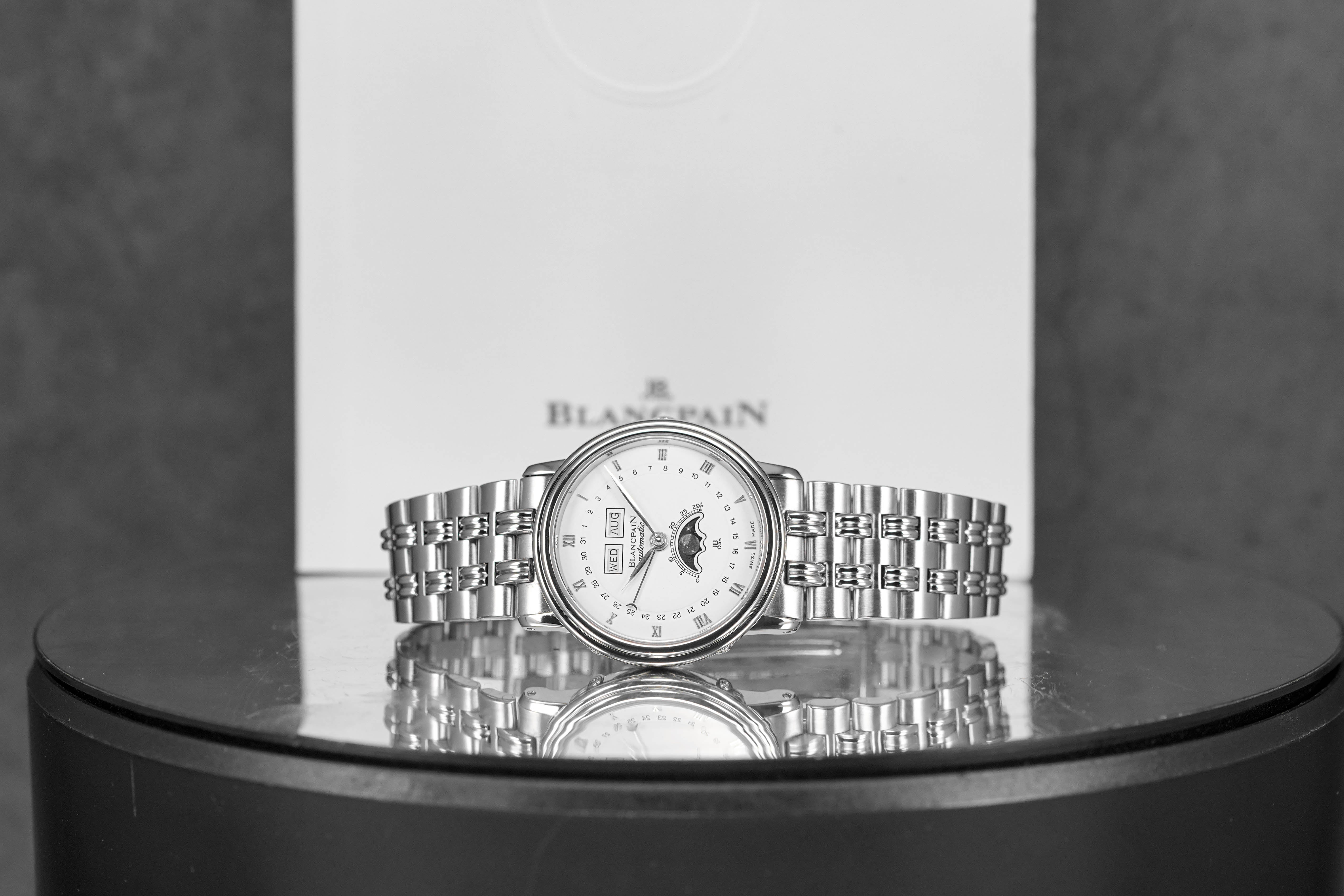 VILLERET COMPLETE CALENDAR MOONPHASE WHITE DIAL (2021)